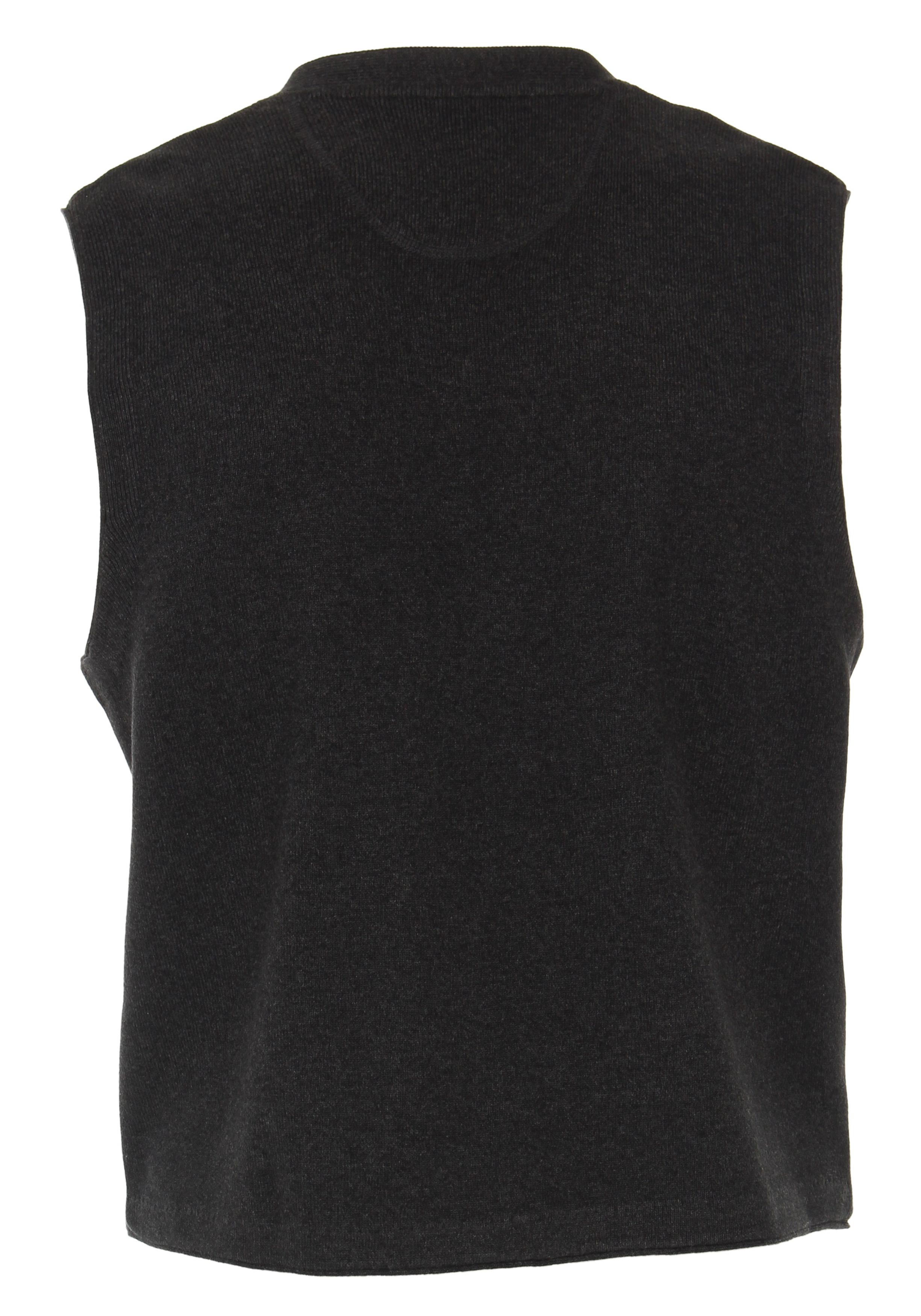 CASA MODA mouwloos heren vest katoen, antraciet