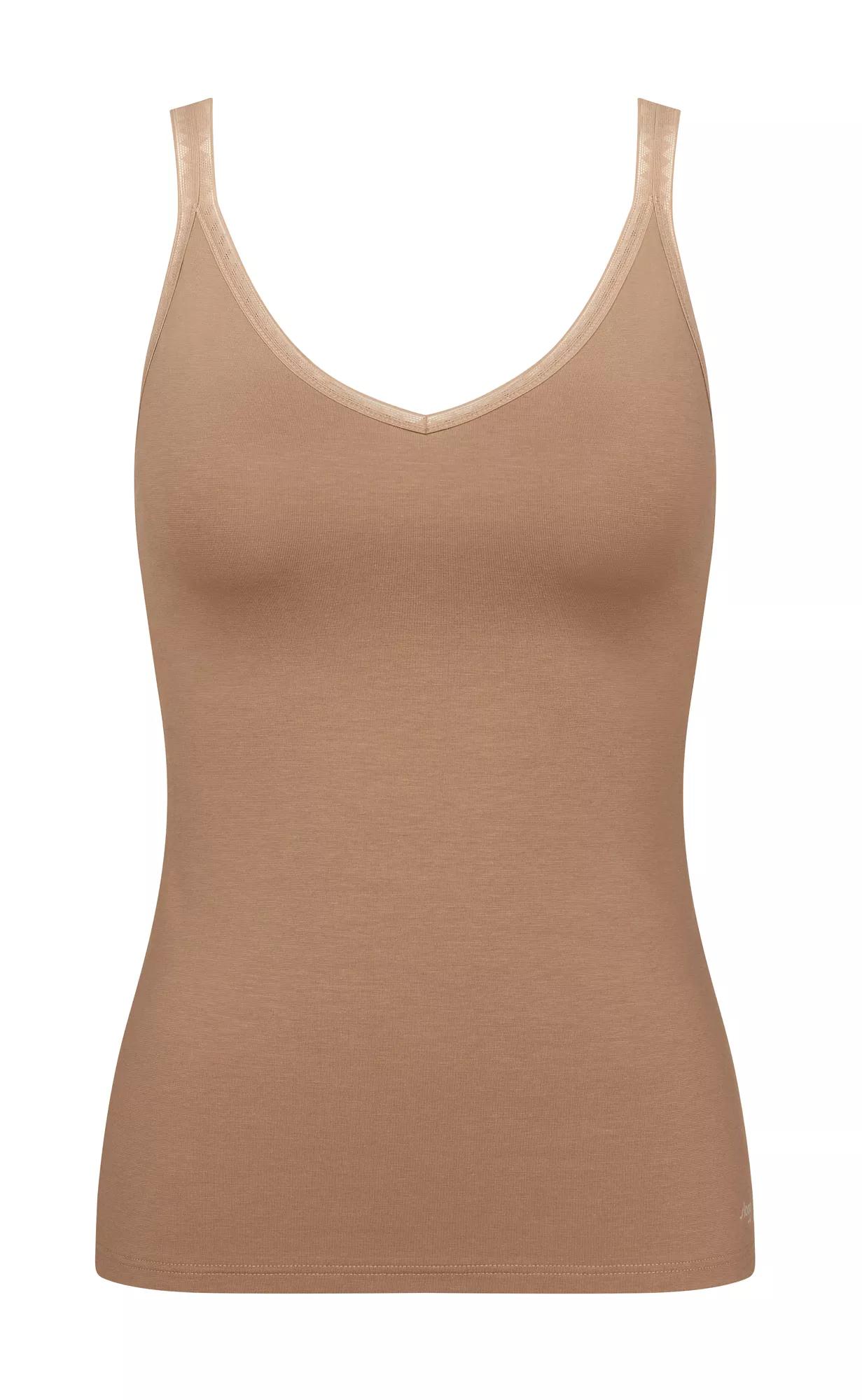Sloggi Women GO Shirt 01 (2-pack), dames singlet, bruin