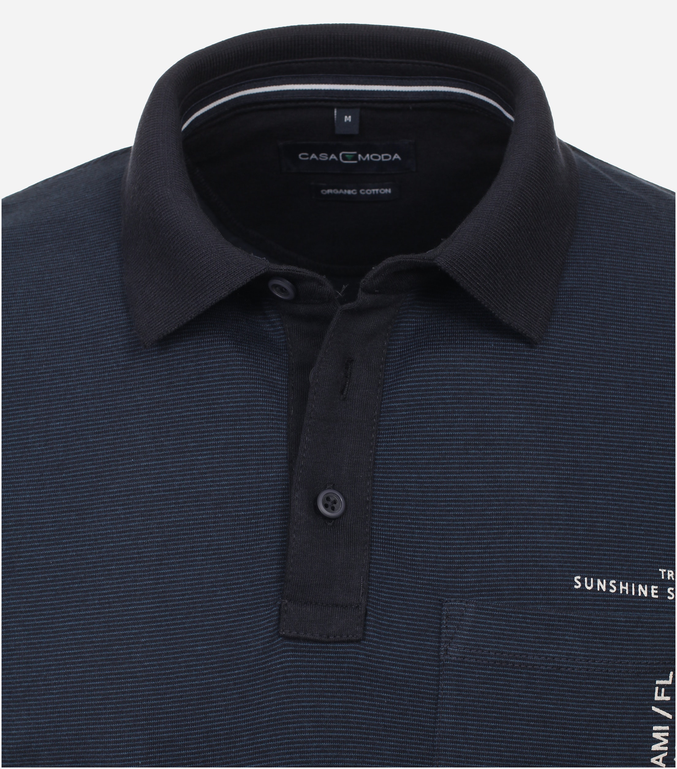 CASA MODA comfort fit heren polo, blauw