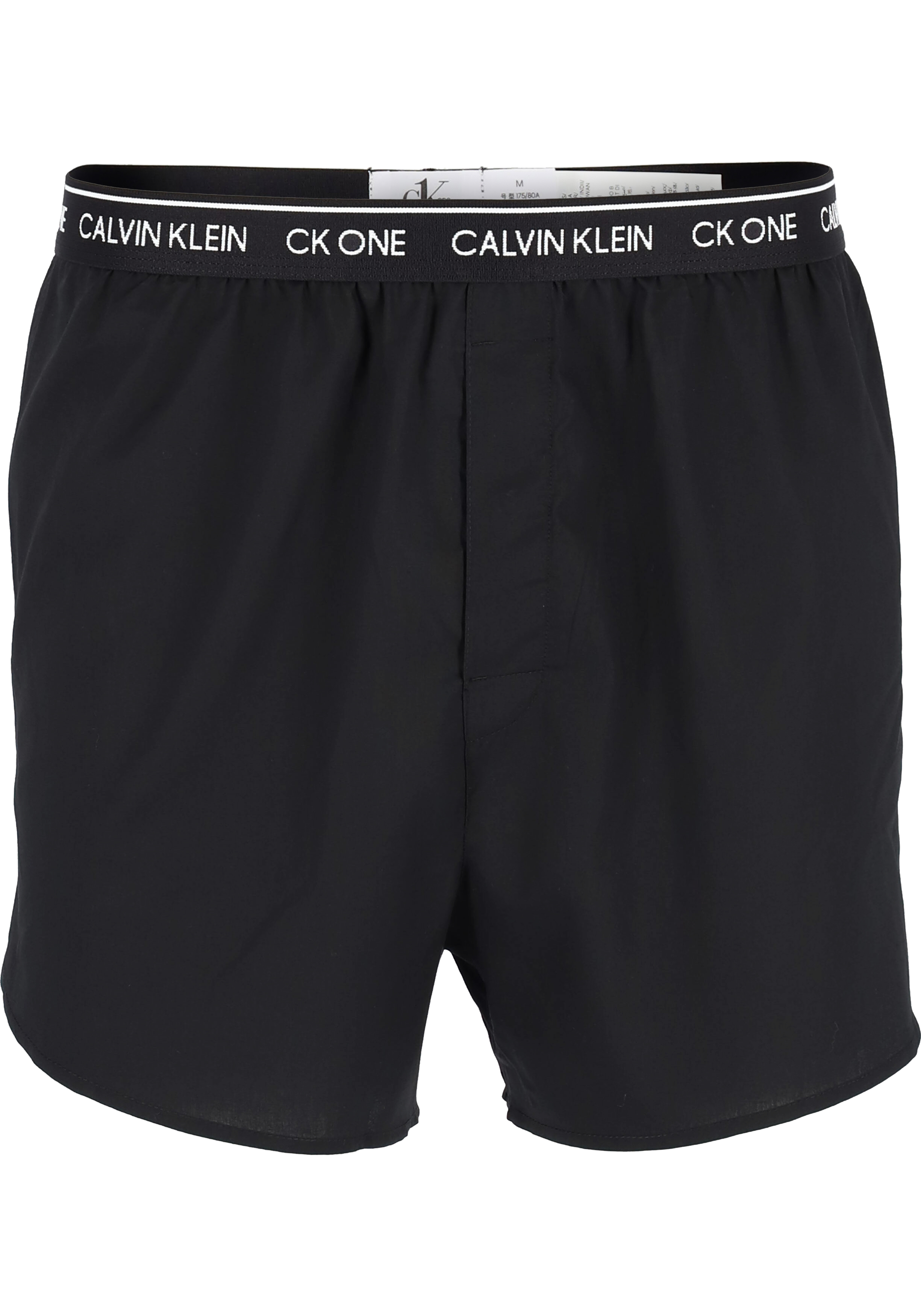 Calvin Klein Woven Boxers Slim Fit (3-pack), wijde boxers katoen, zwart en geruit