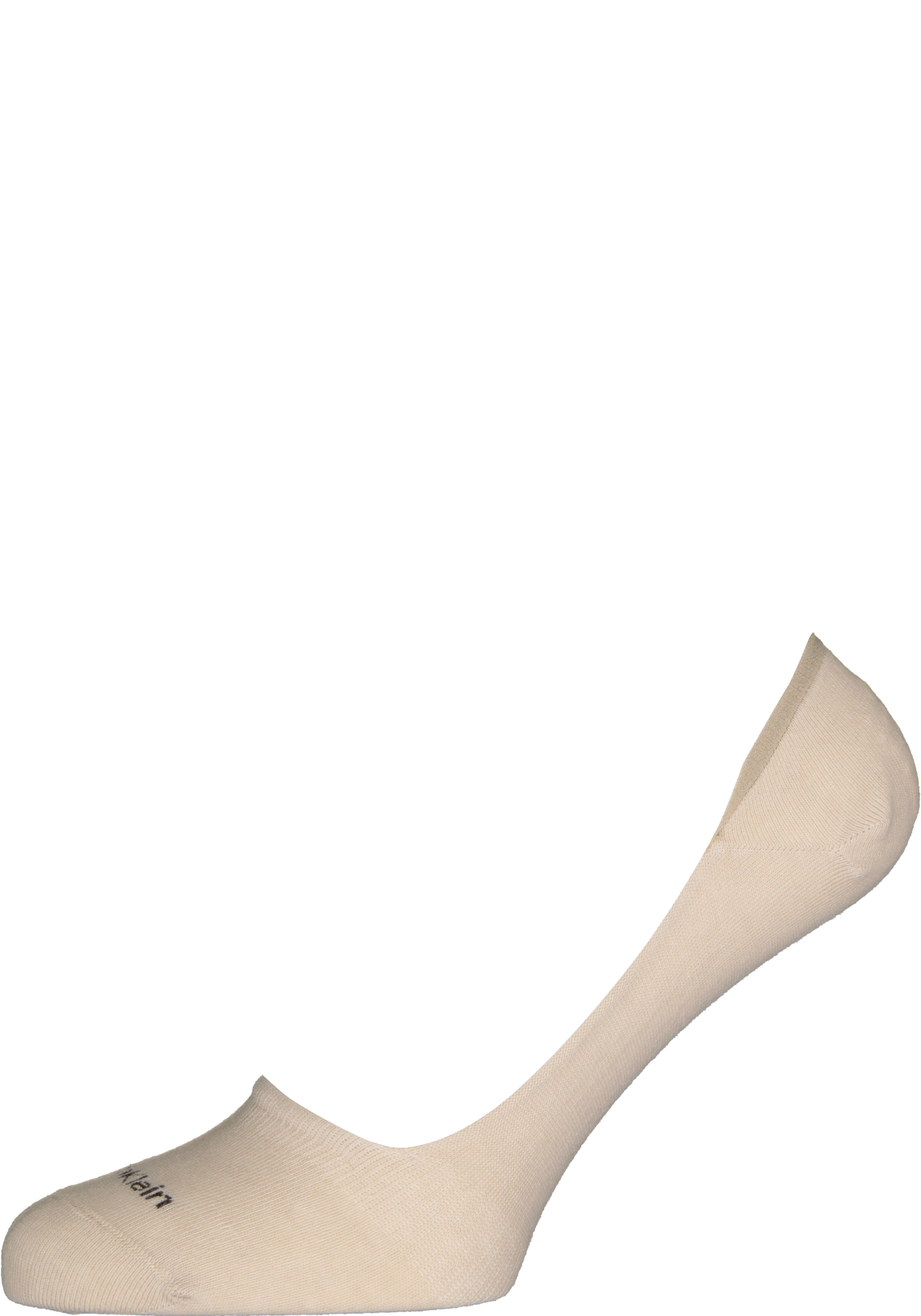 Calvin Klein Luca herensokken (2-pack), onzichtbare sneakersokken, beige