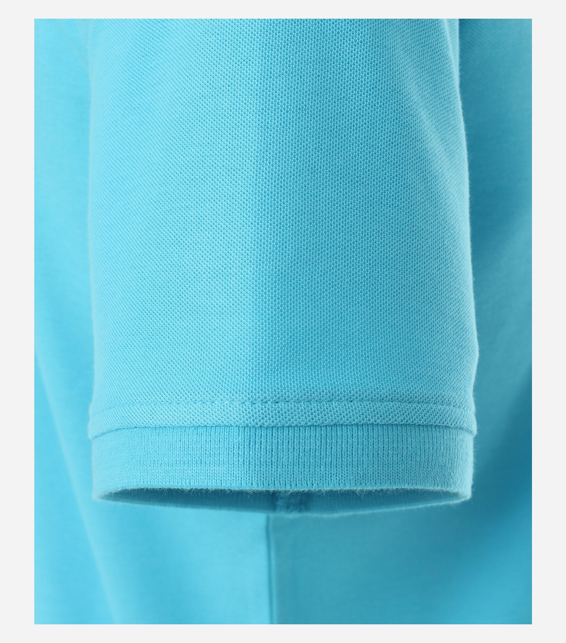 CASA MODA comfort fit heren polo, aqua