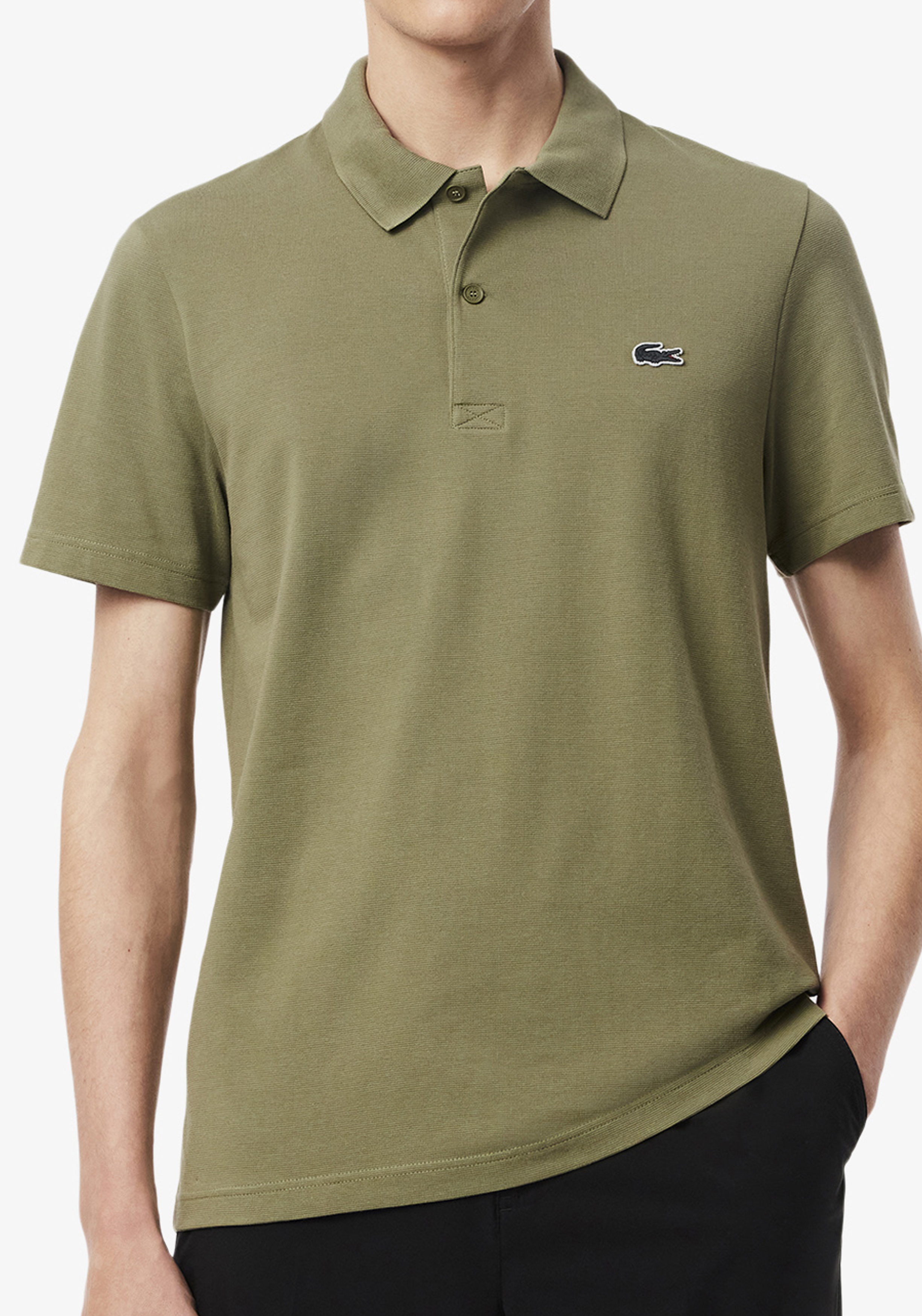 Lacoste Sport Polo Regular Fit stretch, kaki groen