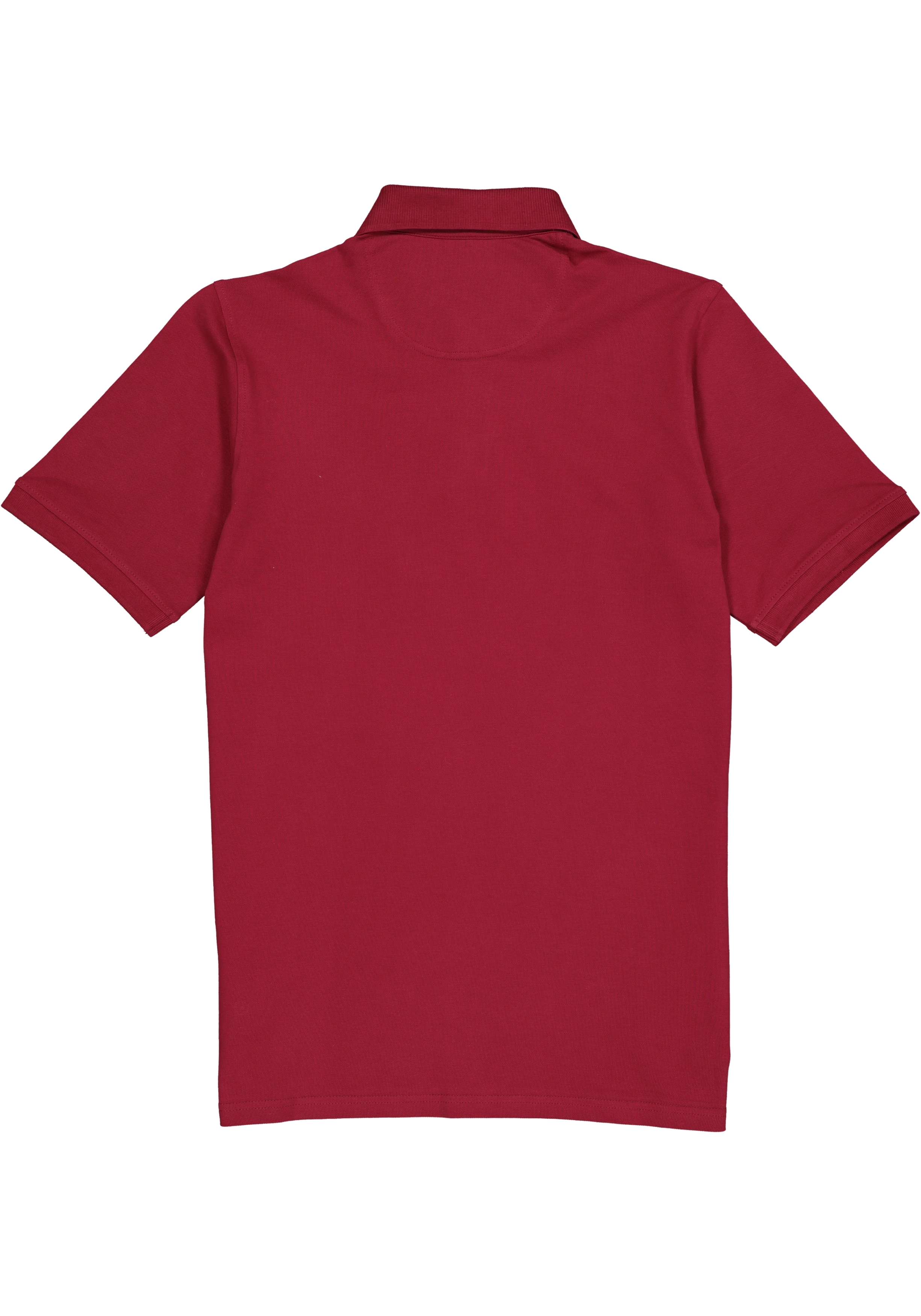 CASA MODA comfort fit poloshirt, stretch, bordeaux rood
