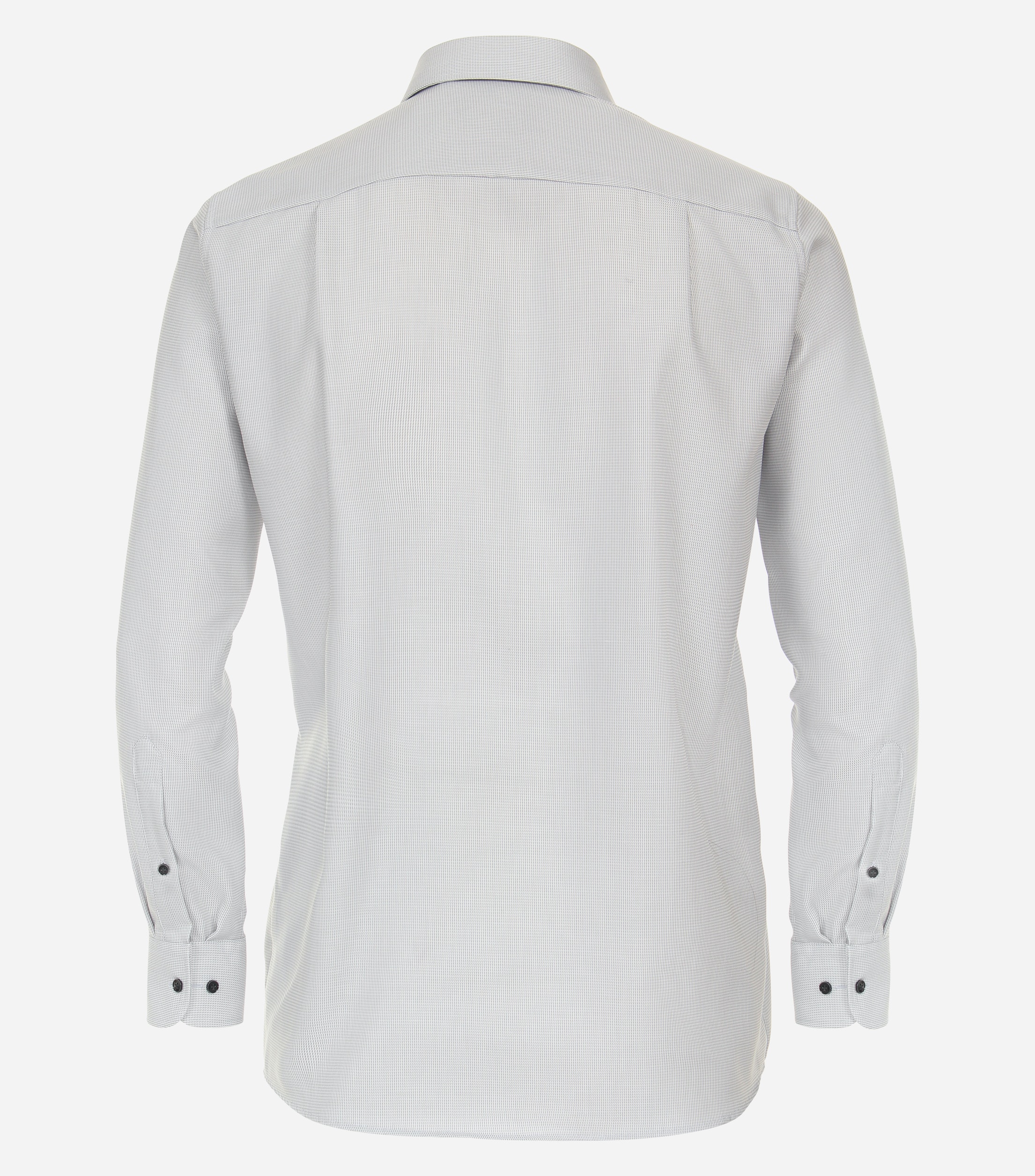 CASA MODA comfort fit overhemd, structuur, grijs