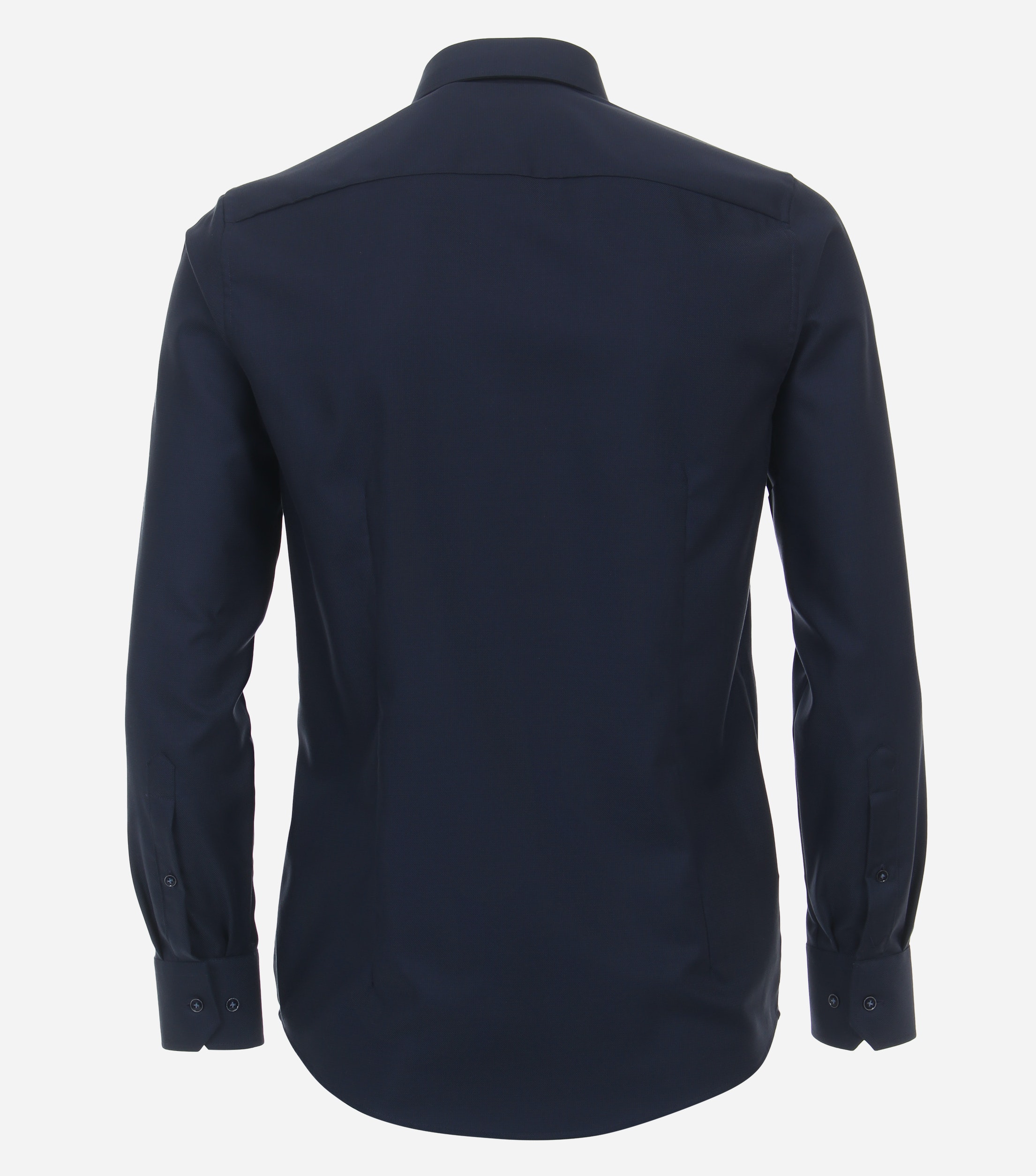 VENTI modern fit overhemd, structuur, blauw