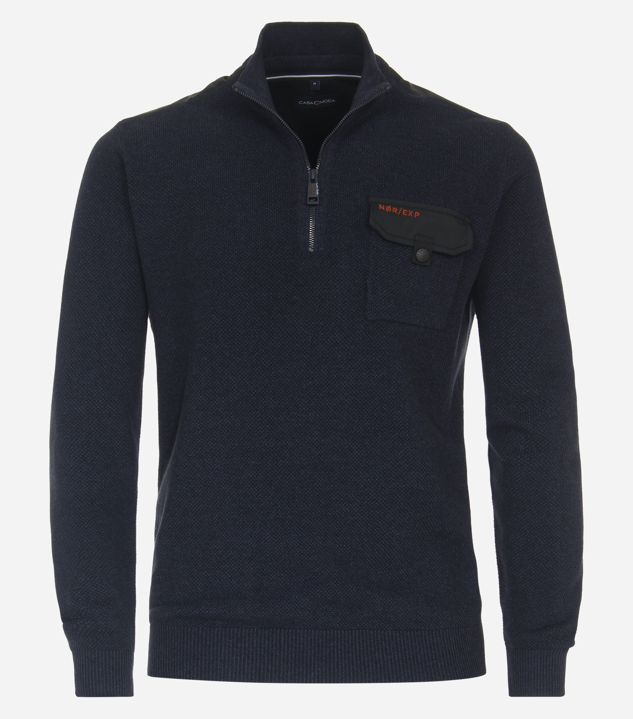 CASA MODA comfort fit schipperstrui, blauw