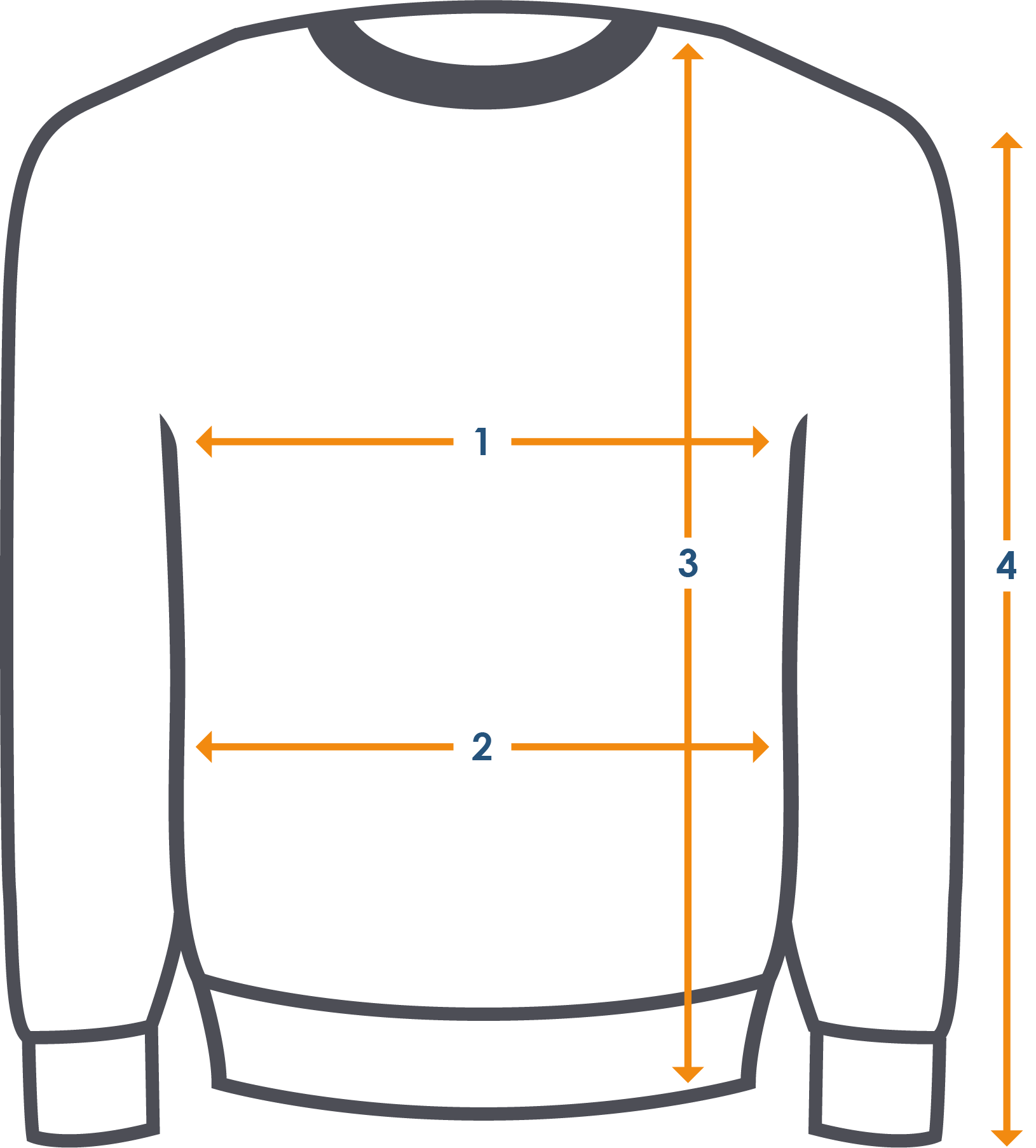 Meetinstructie trui-crewneck-hoodie Meetinstructie trui-crewneck-hoodie