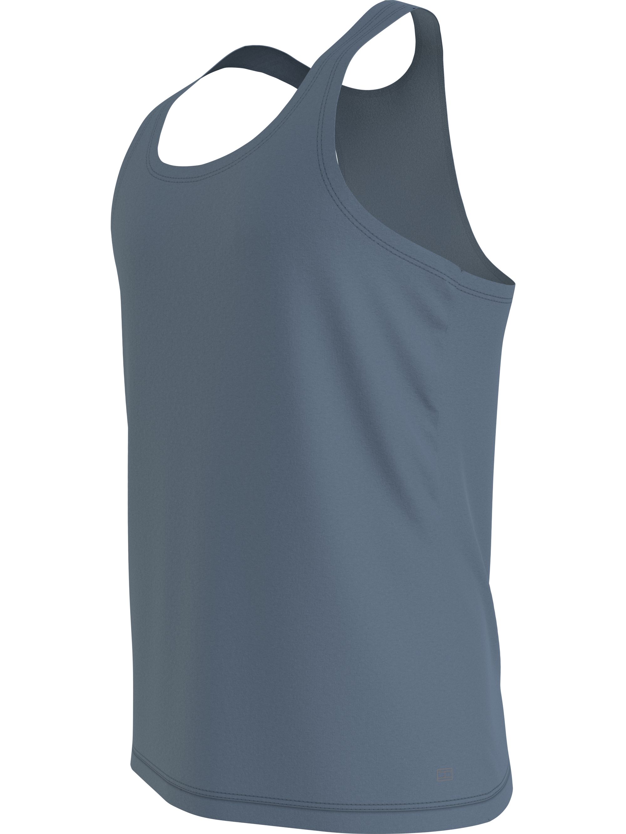 Tommy Hilfiger tanktop (2-pack), heren singlet, grijsblauw, zwart