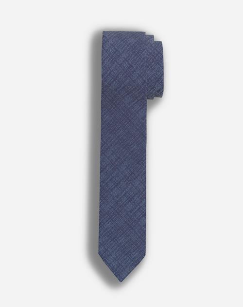 OLYMP extra smalle stropdas, bleu dessin