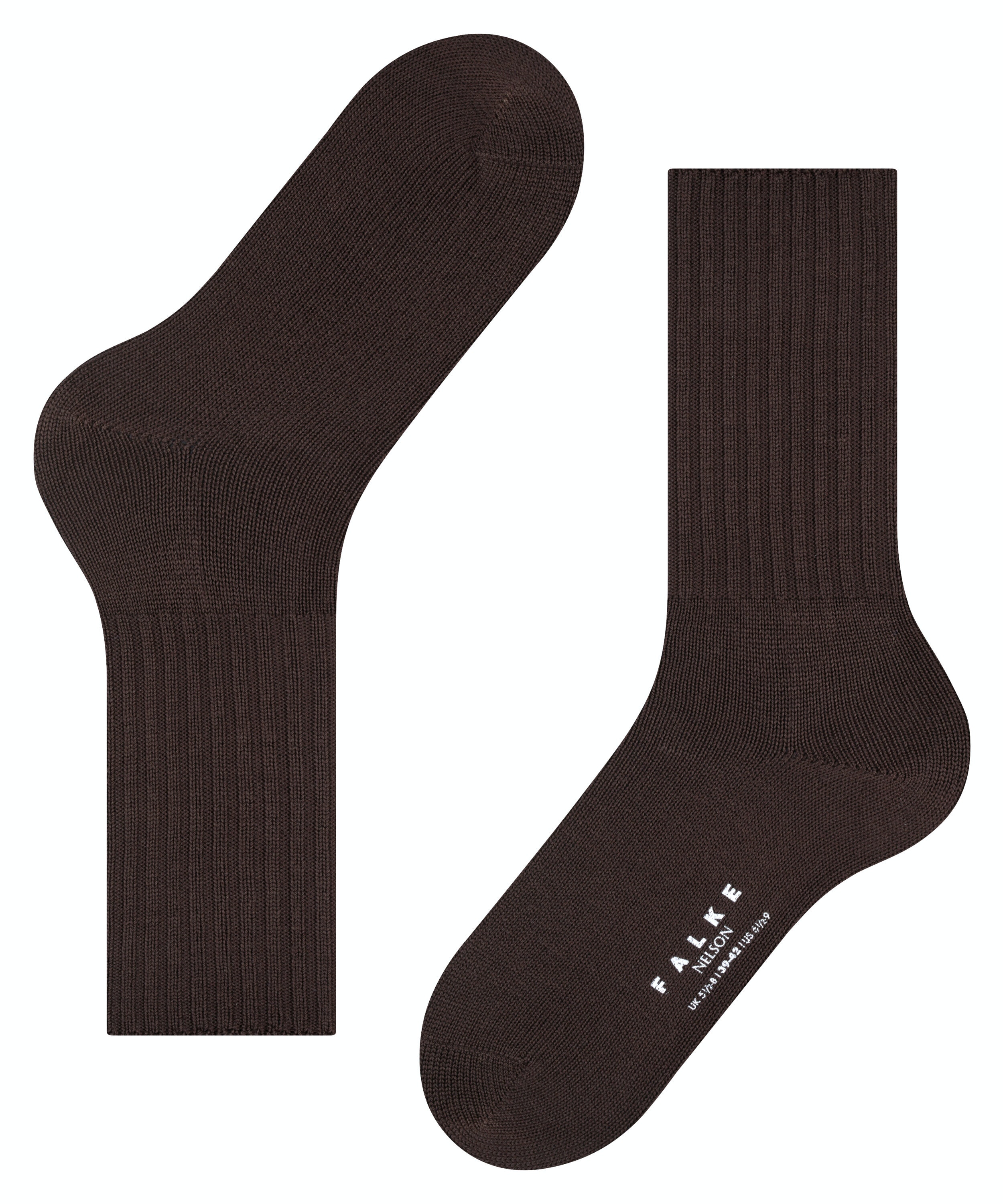 FALKE Nelson herensokken, bruin (brown)