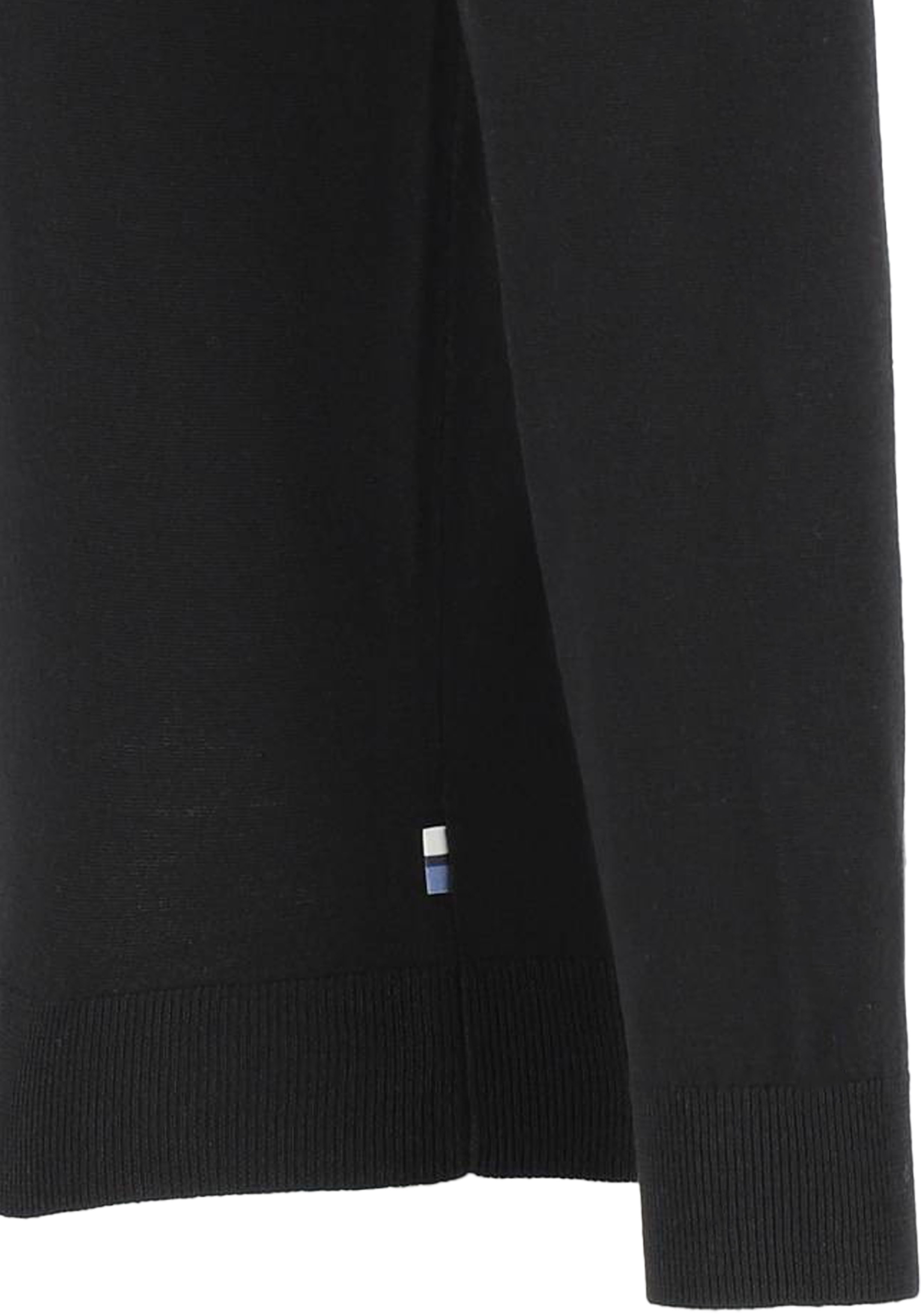OLYMP modern fit trui wol, V-hals, zwart