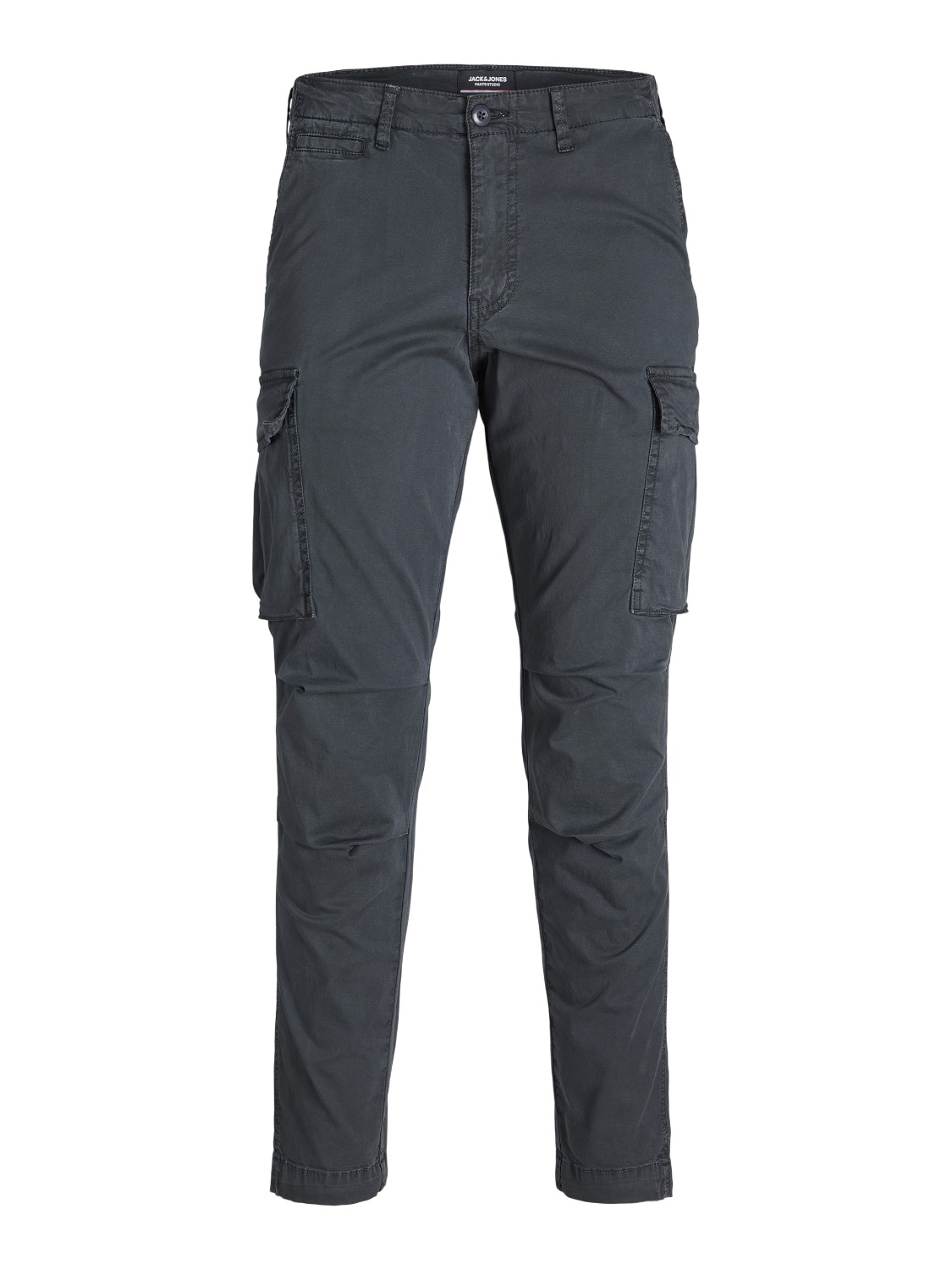 JACK & JONES Ace Tucker Cargoa loose fit, heren cargo broek, donkergrijs