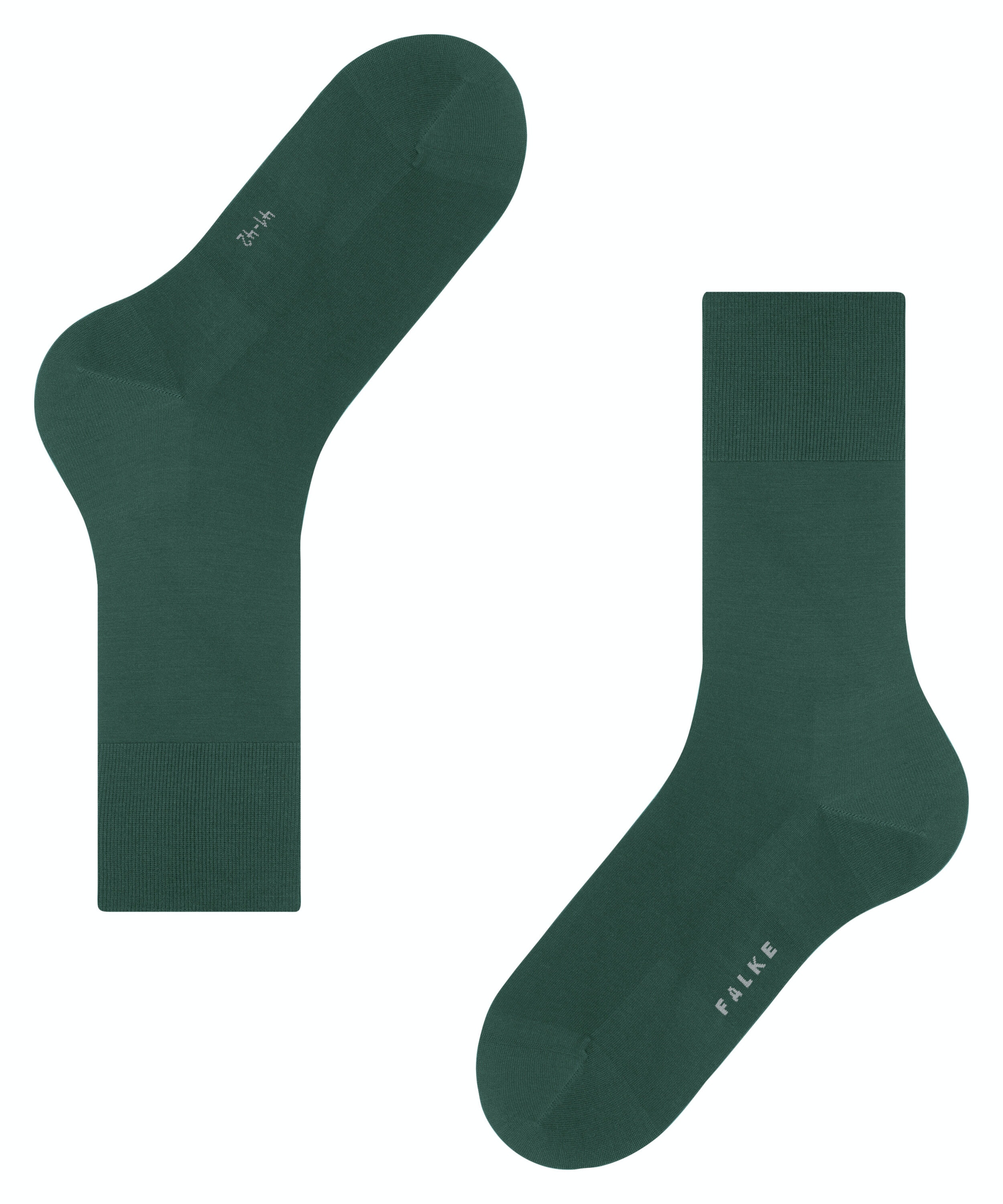 FALKE ClimaWool herensokken, groen (hunter green)