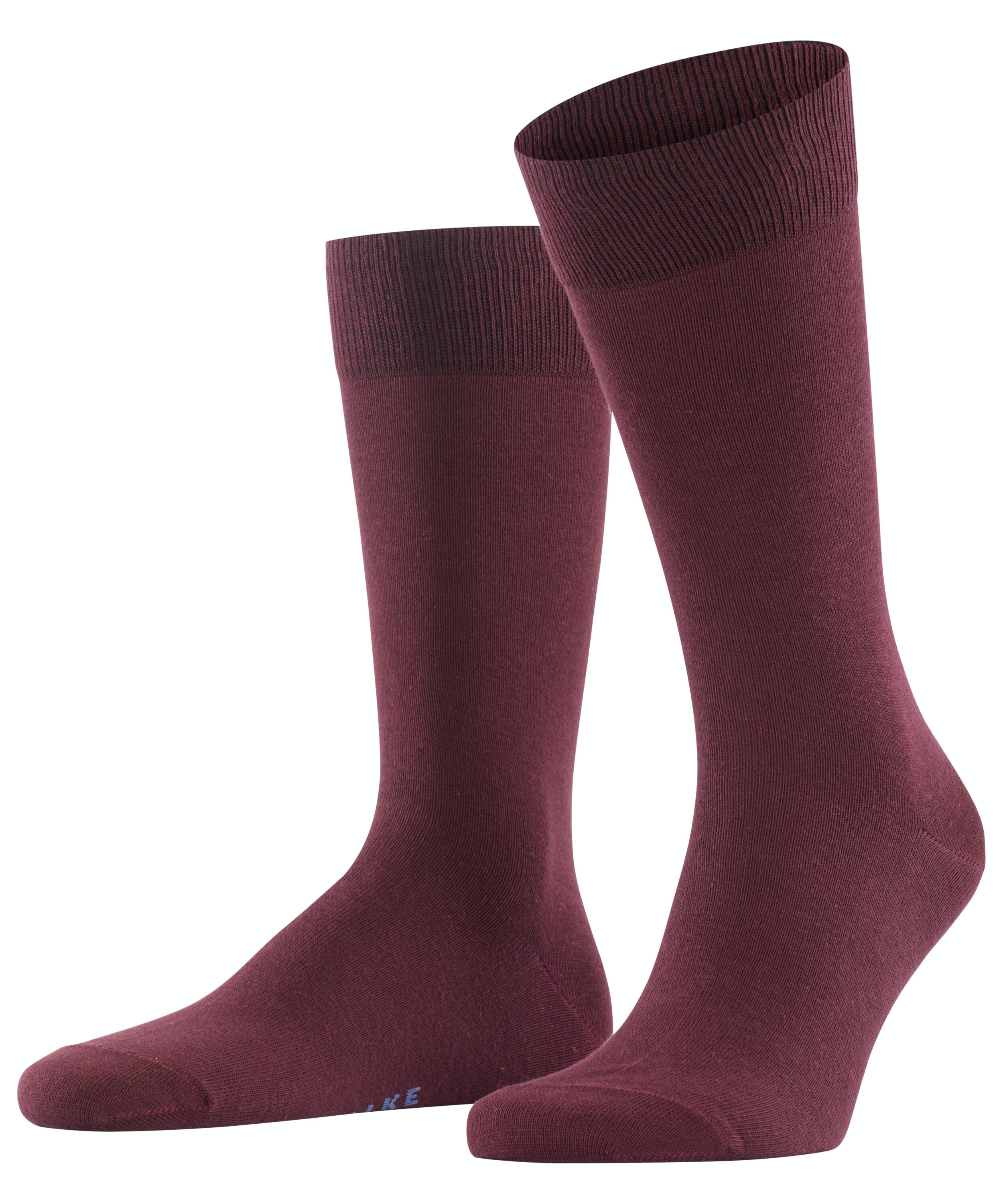 FALKE Happy Box herensokken (3-pack), bordeaux en kobalt, gestreept, geruit en uni