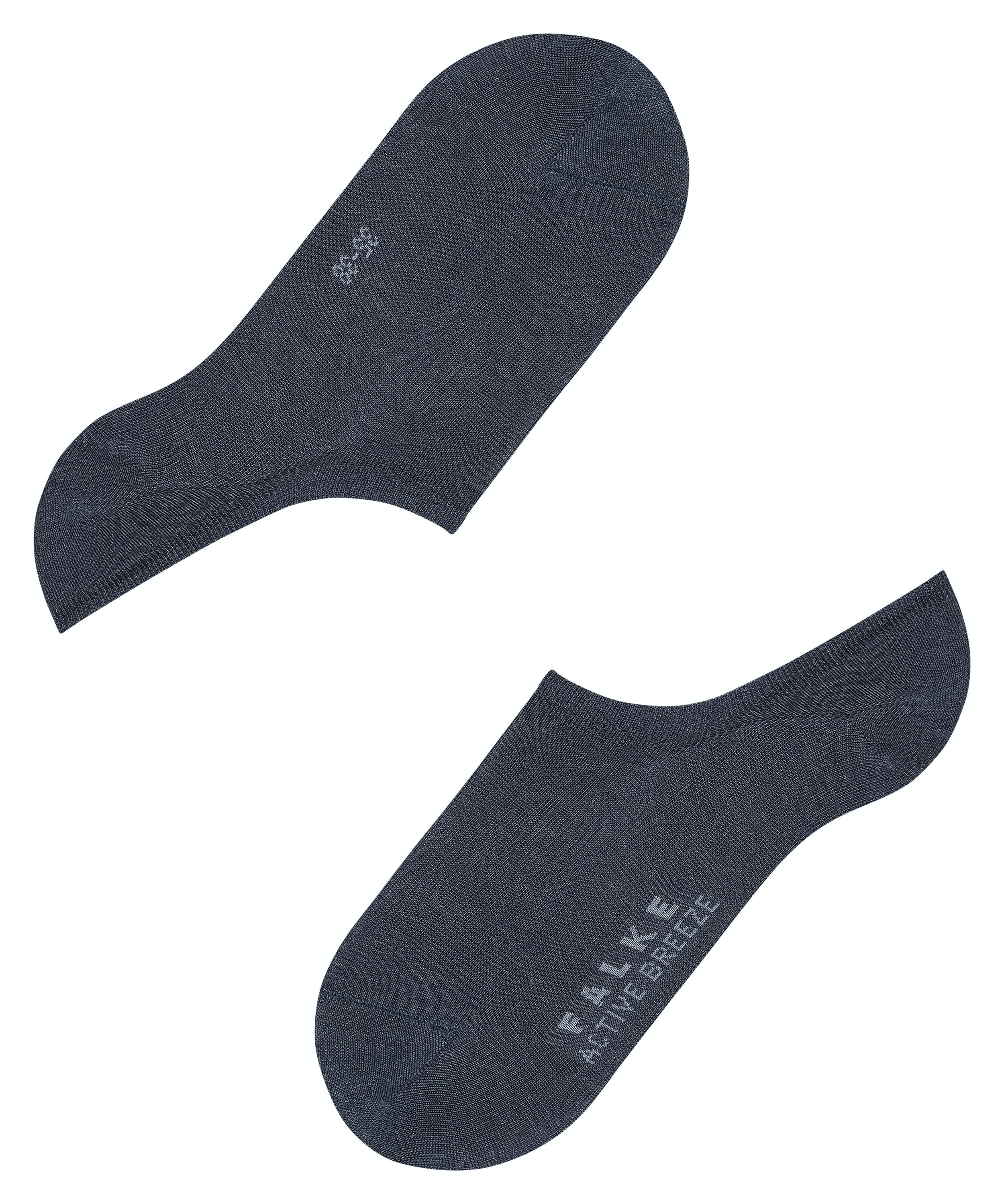 FALKE Active Breeze dames kousenvoetjes, donkerblauw (navy melangeange)