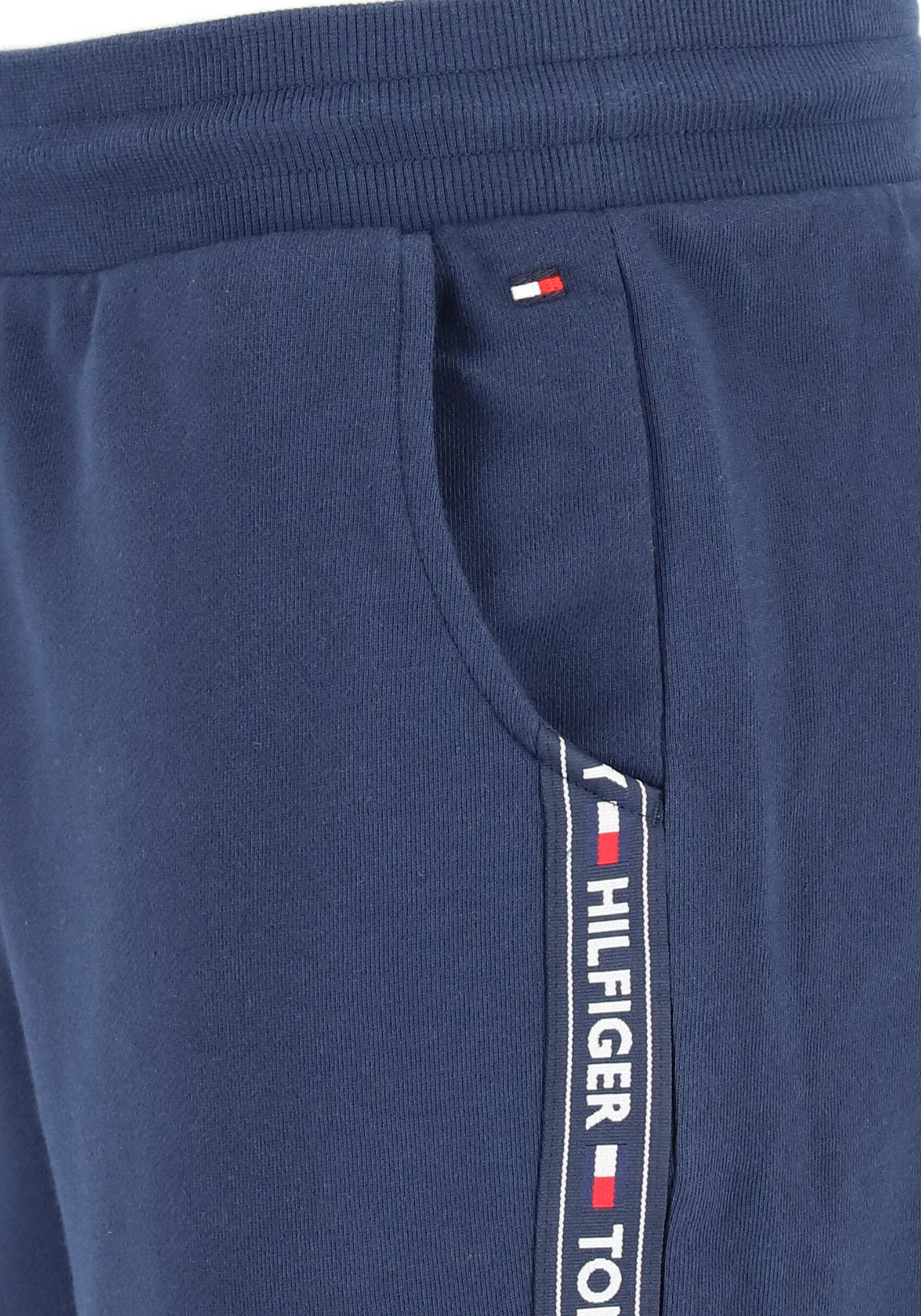 Tommy Hilfiger Authentic short, heren joggingbroek kort, normale dikte, donkerblauw