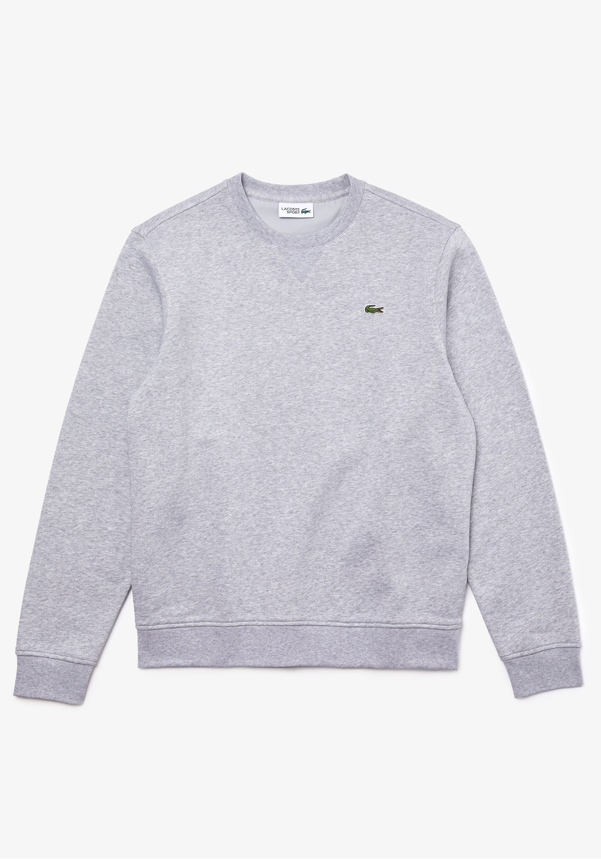 Lacoste heren sweatshirt, grijs melange