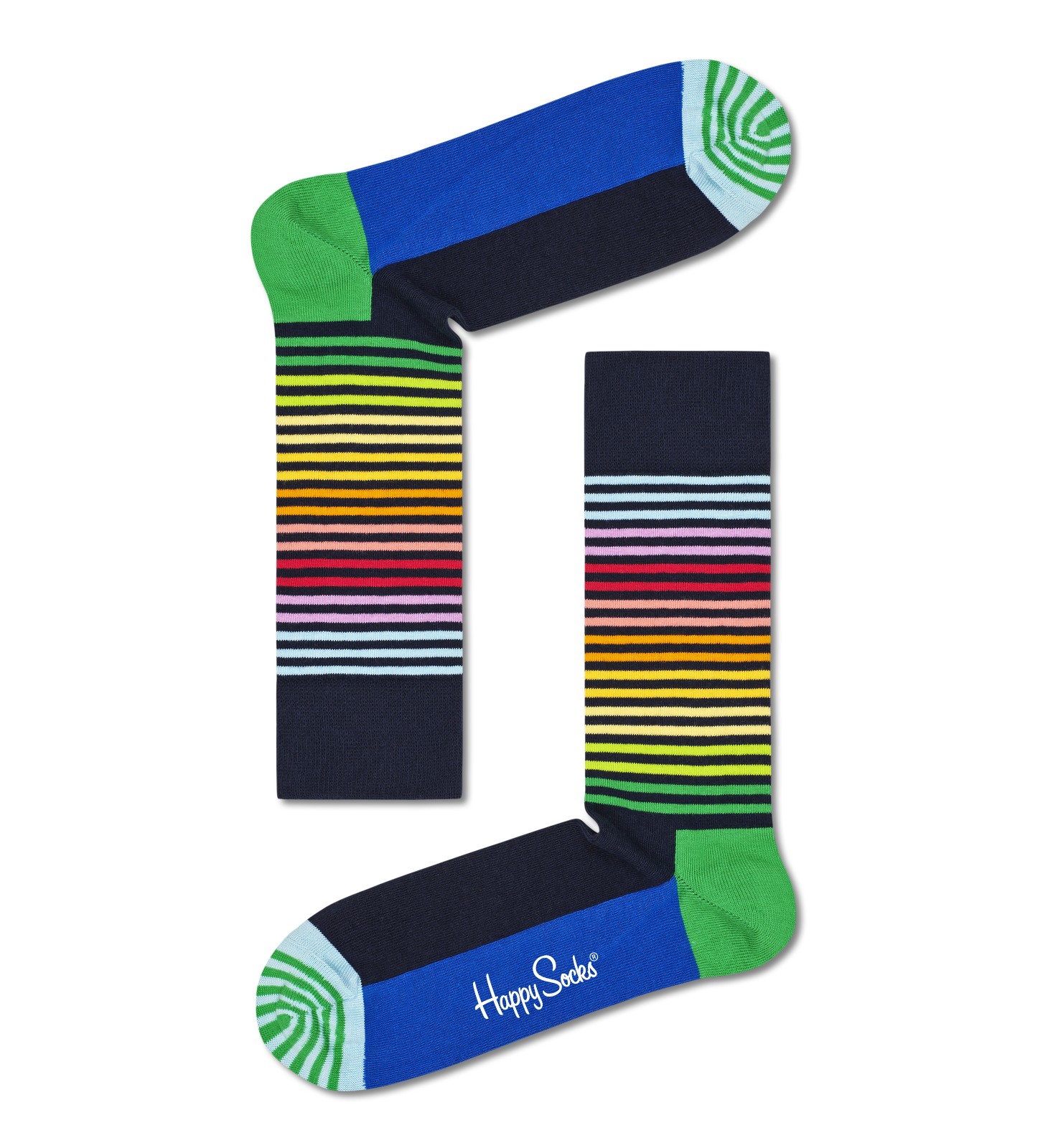 Happy Socks Colorful Classics Socks Gift Set (4-pack), unisex sokken in cadeauverpakking