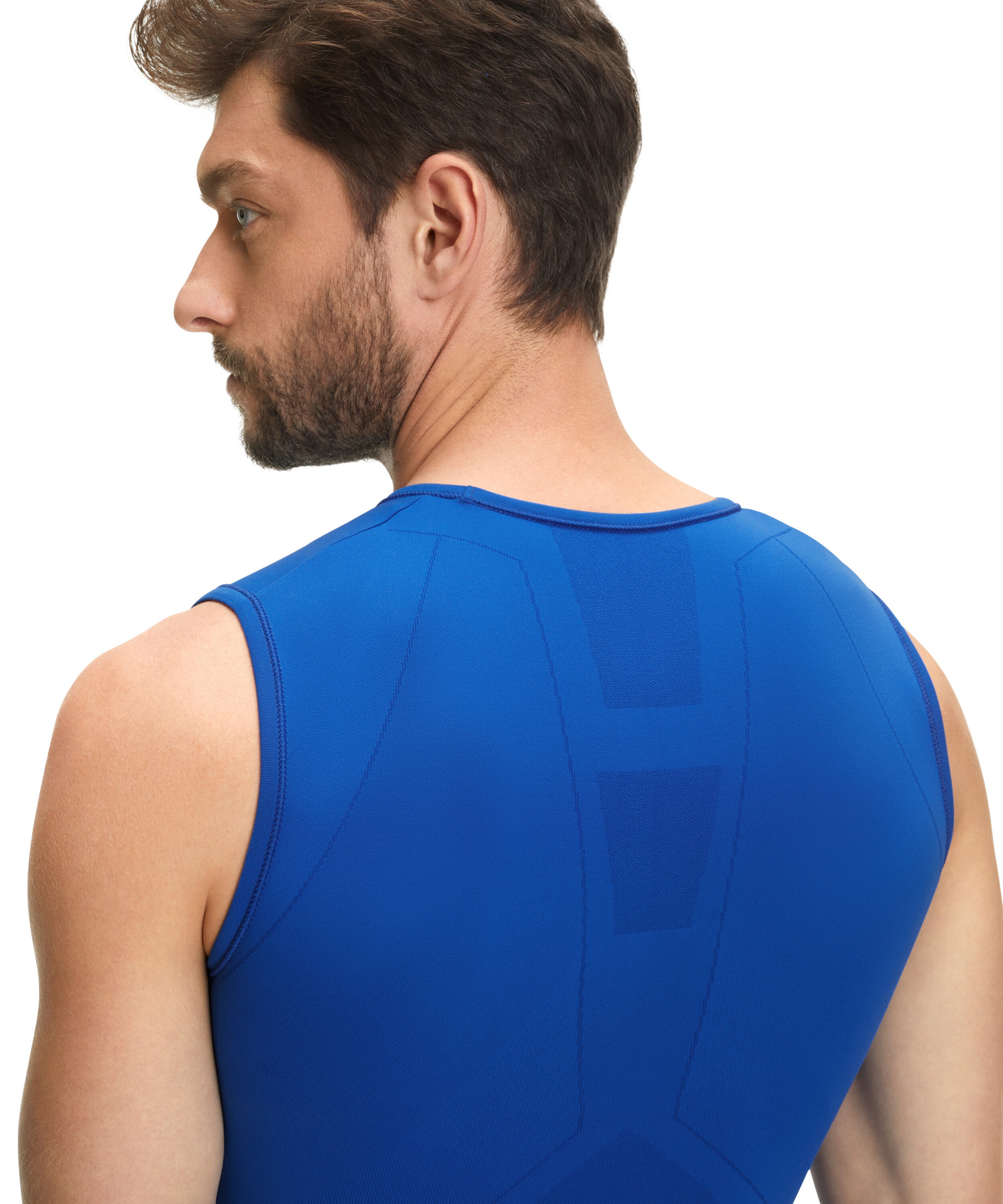 FALKE heren singlet Warm, thermoshirt, blauw (yve)