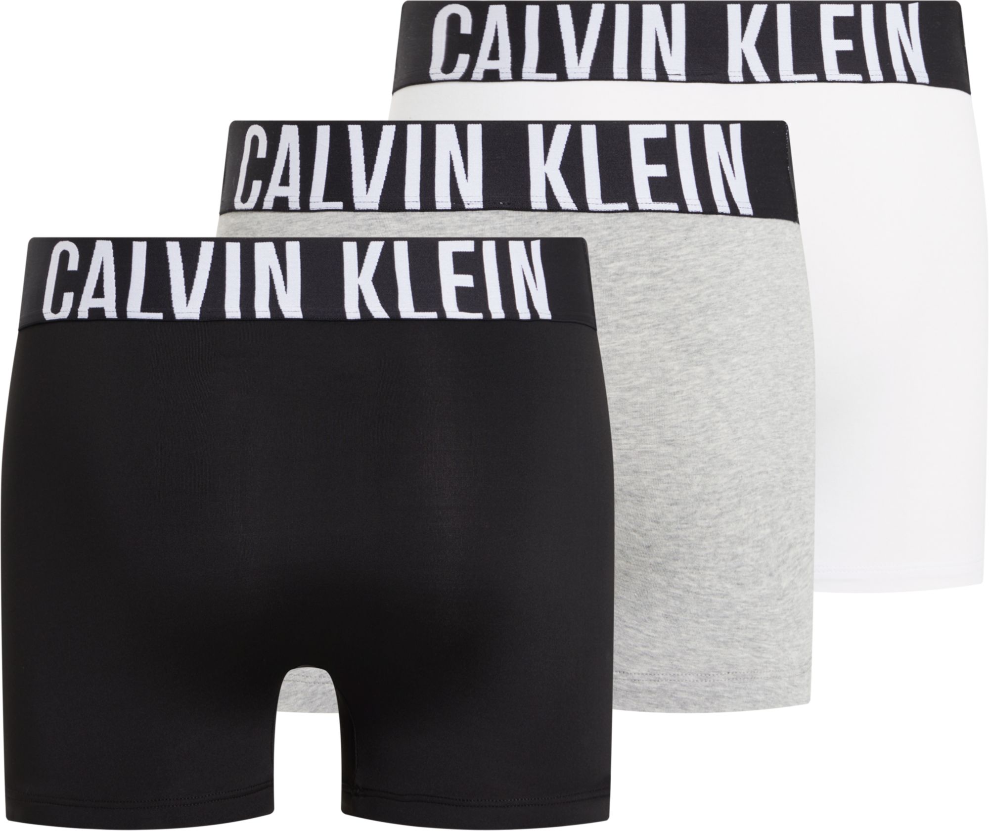 Calvin Klein Boxer Briefs (3-pack), heren boxers extra lang, zwart, grijs, wit