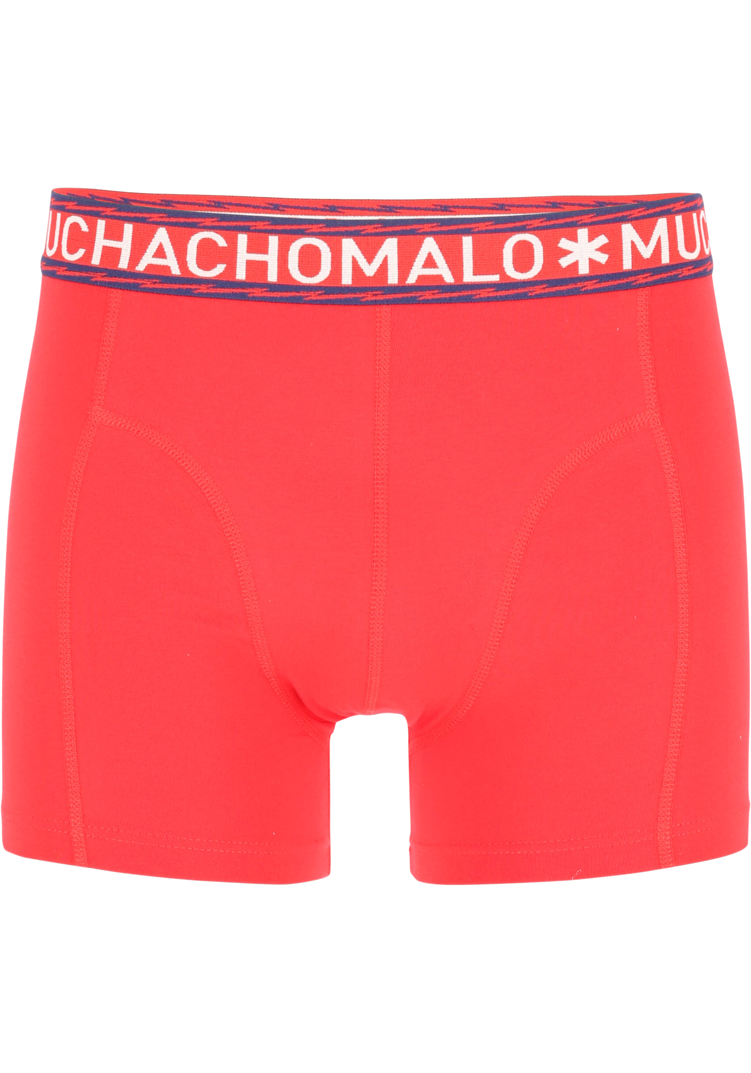 Muchachomalo heren boxershorts (3-pack), heren boxers normale lengte Solid, blauw, rood, zwart