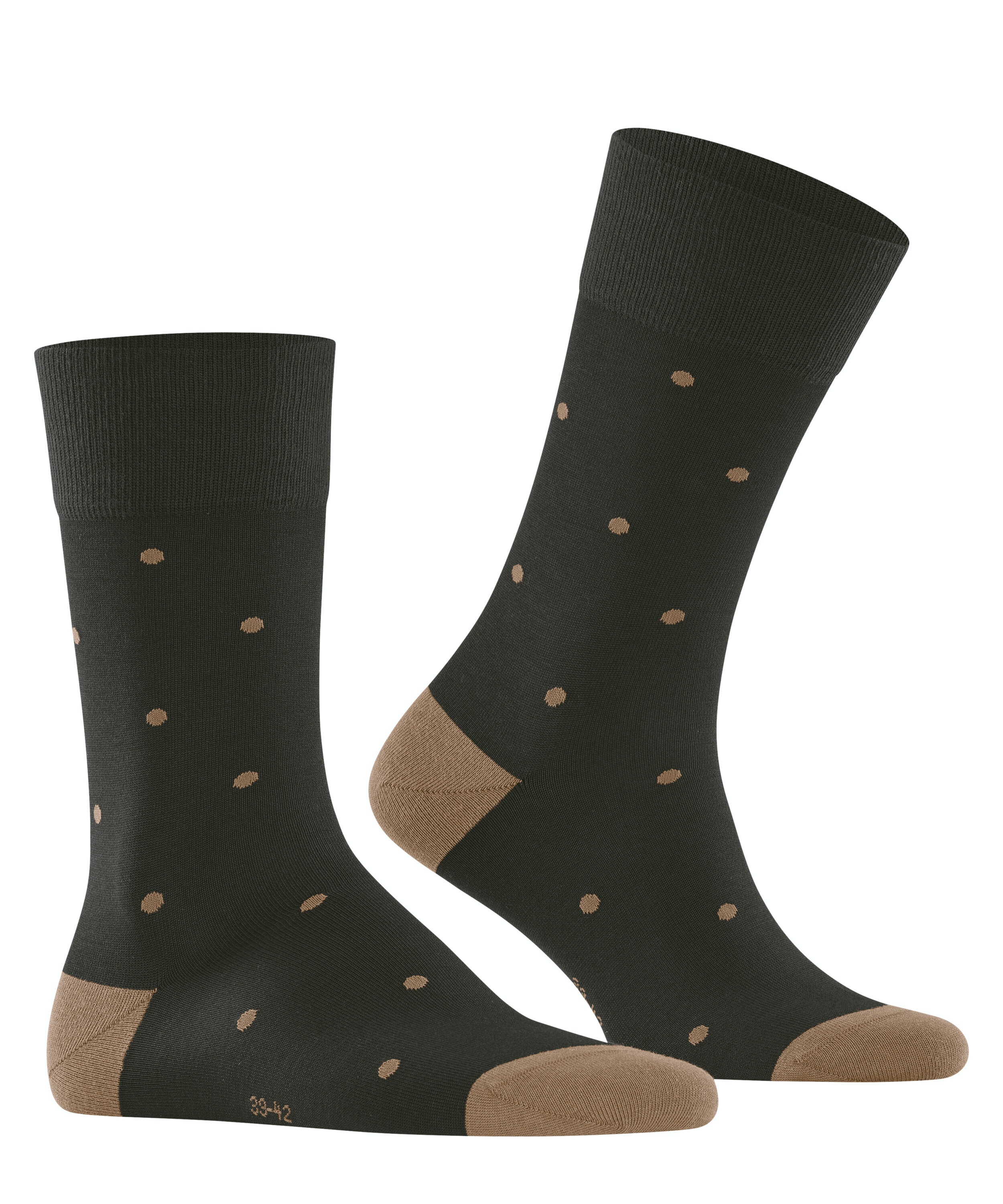 FALKE Dot herensokken, bruin (brown)