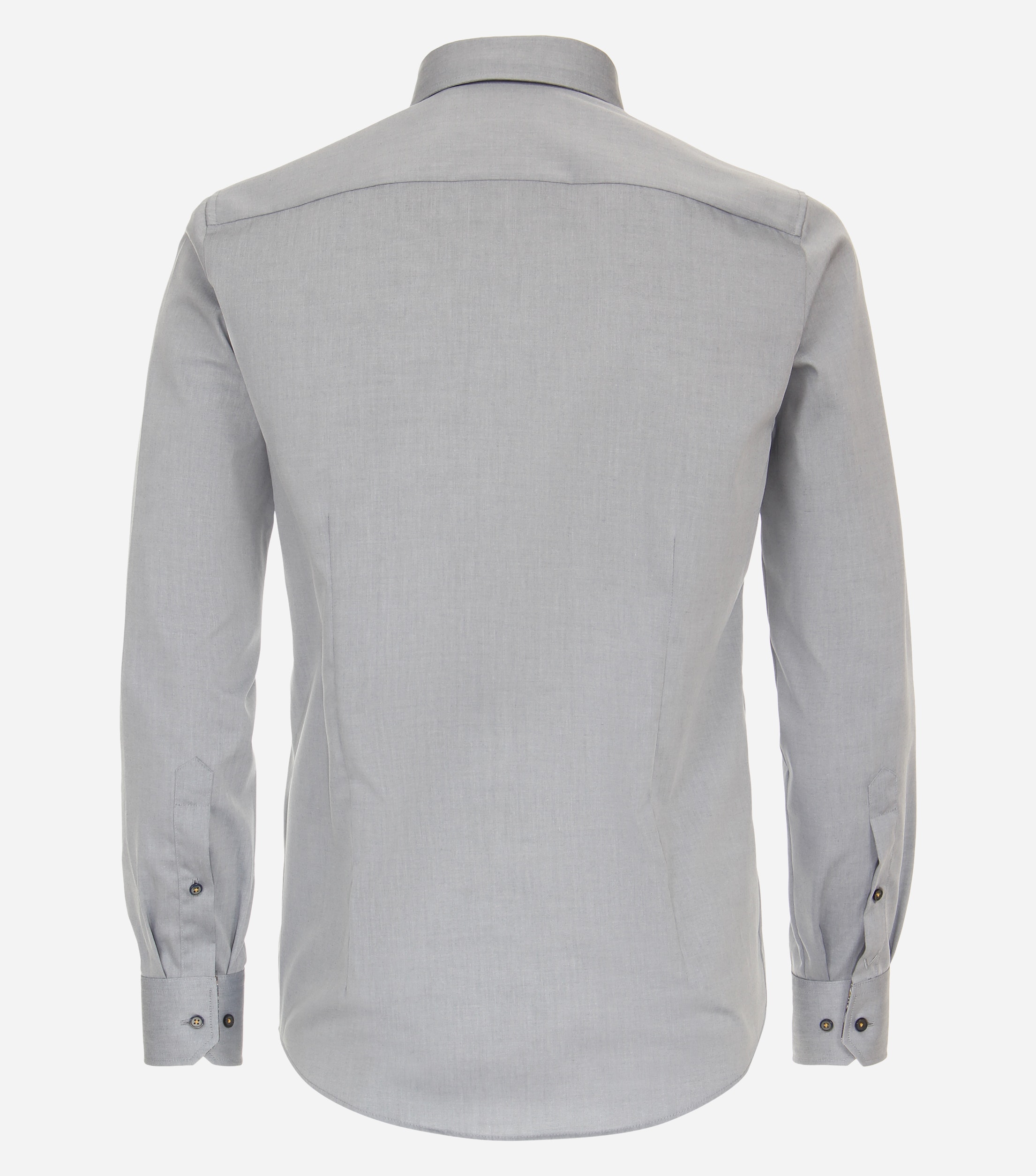 VENTI modern fit overhemd, popeline, grijs