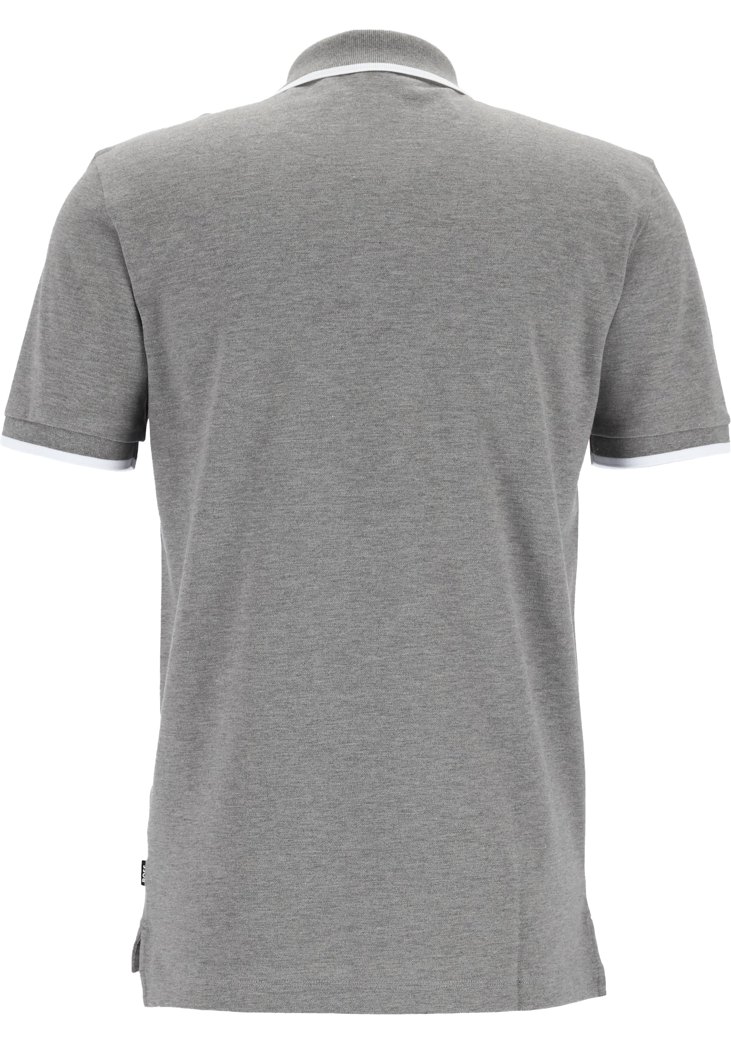 BOSS Parlay regular fit polo, pique, zilver