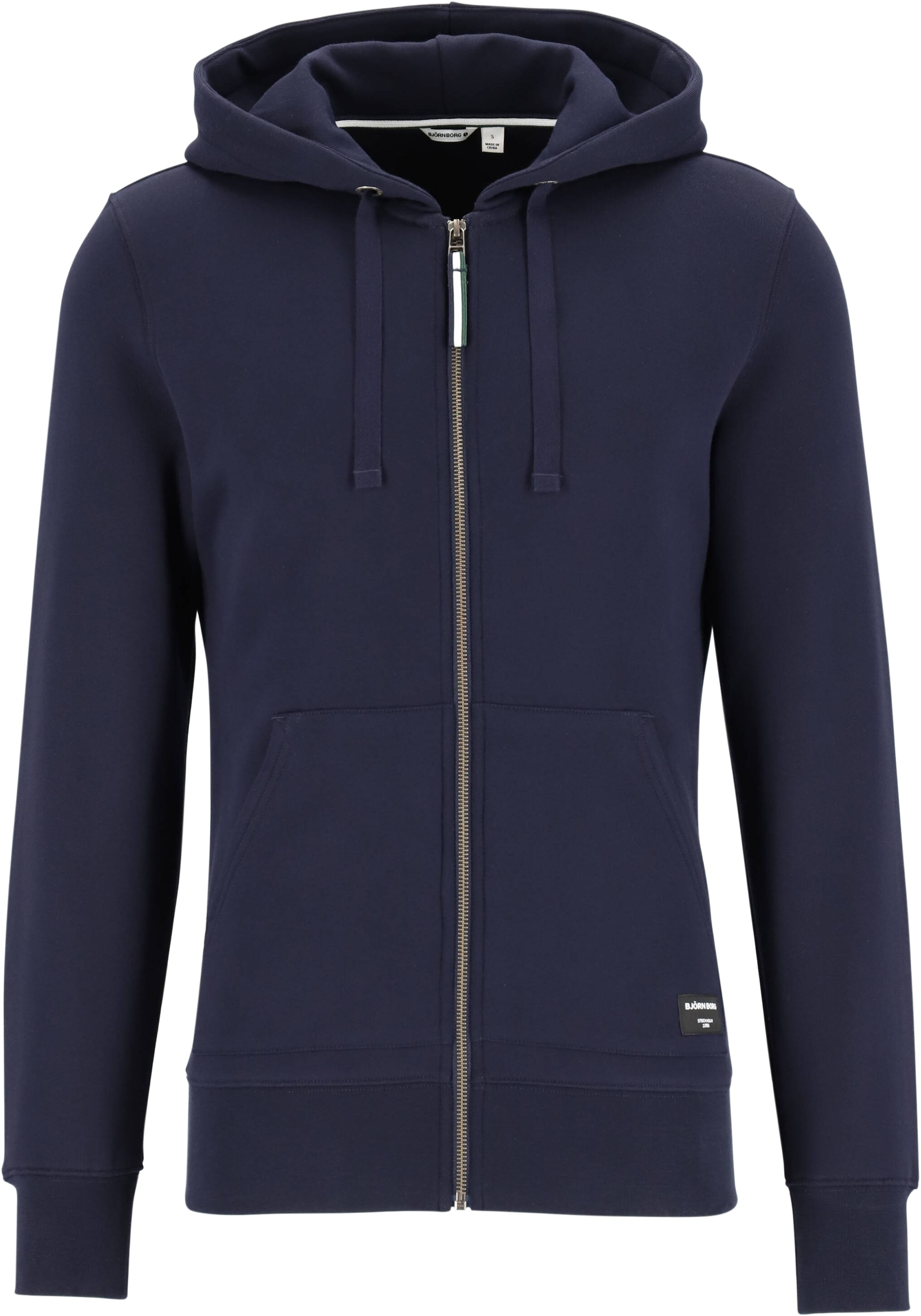 Bjorn Borg hoodie jacket, heren sweatvest dik, blauw
