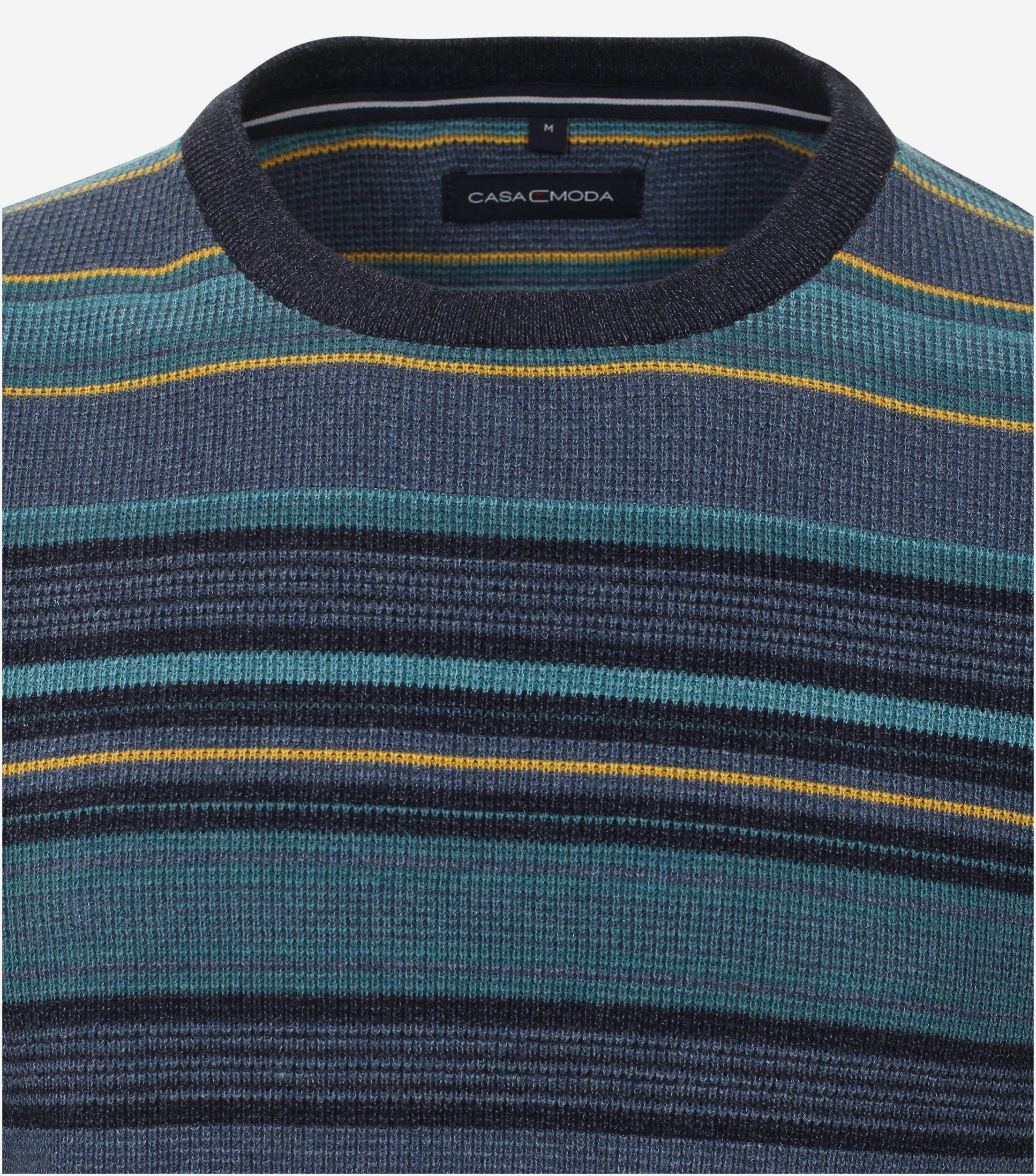 CASA MODA comfort fit trui, blauw gestreept