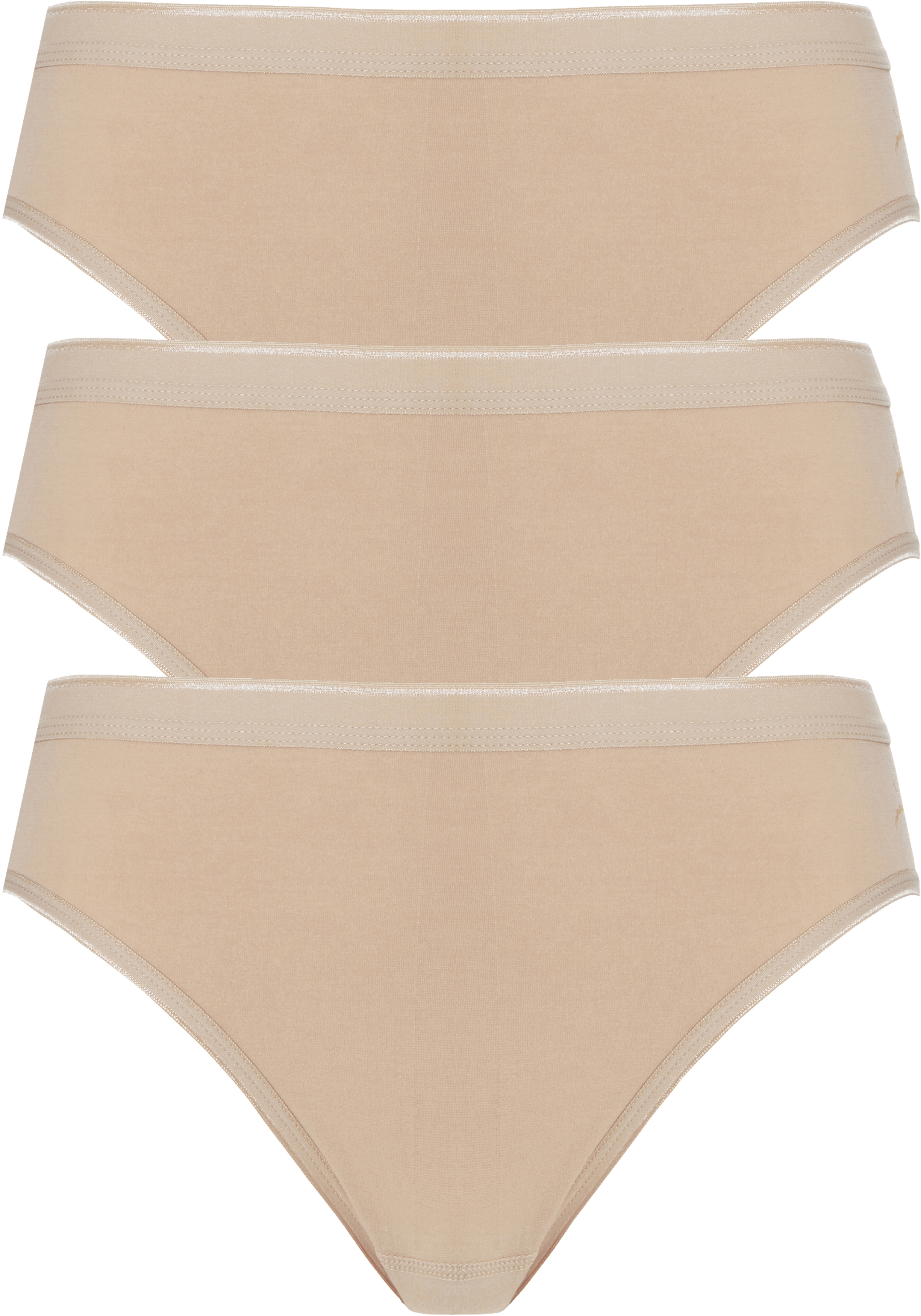 TEN CATE Basic women rio (3-pack), dames slips lage taille, huidskleur