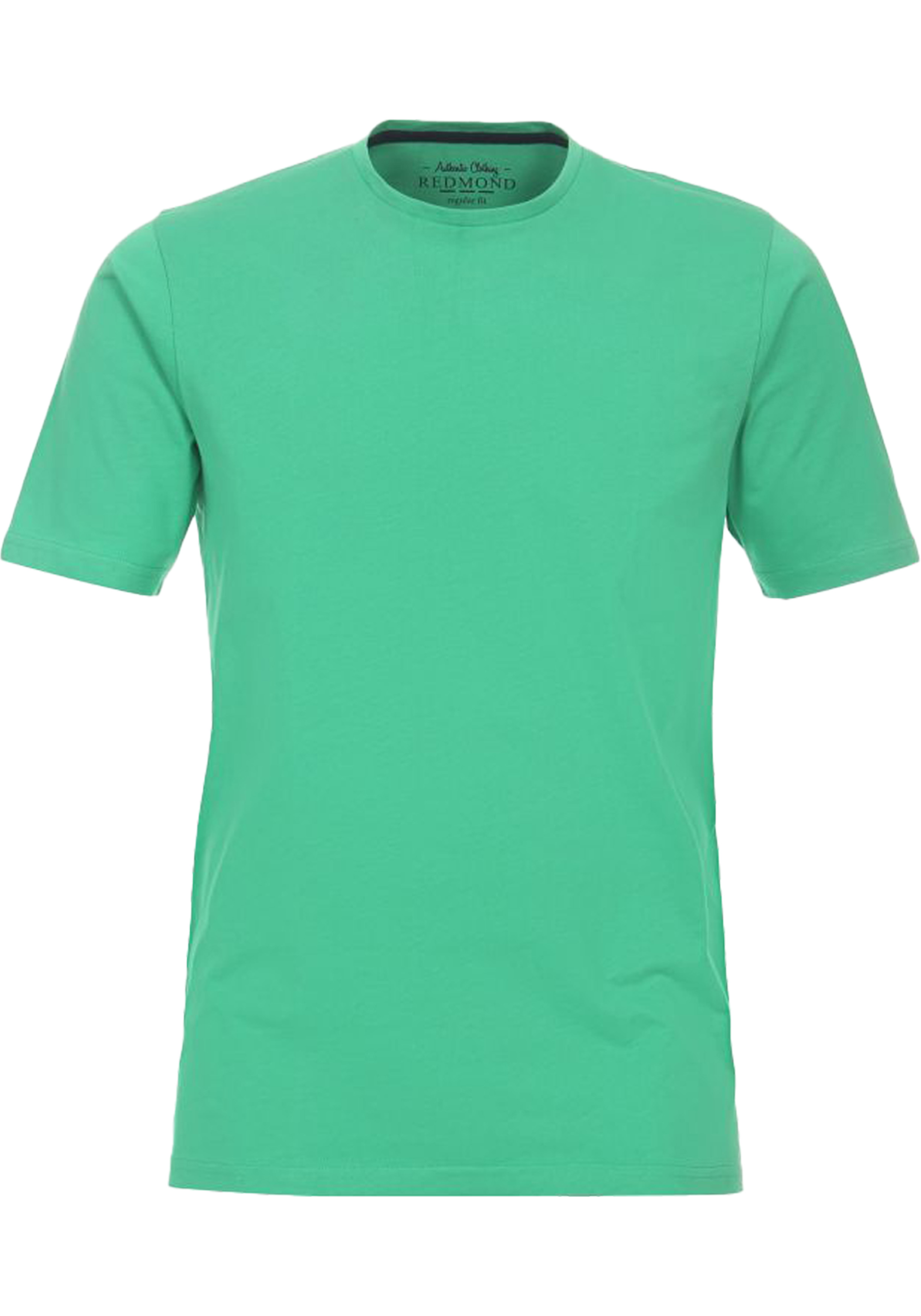 Redmond regular fit T-shirt, korte mouw O-hals, groen
