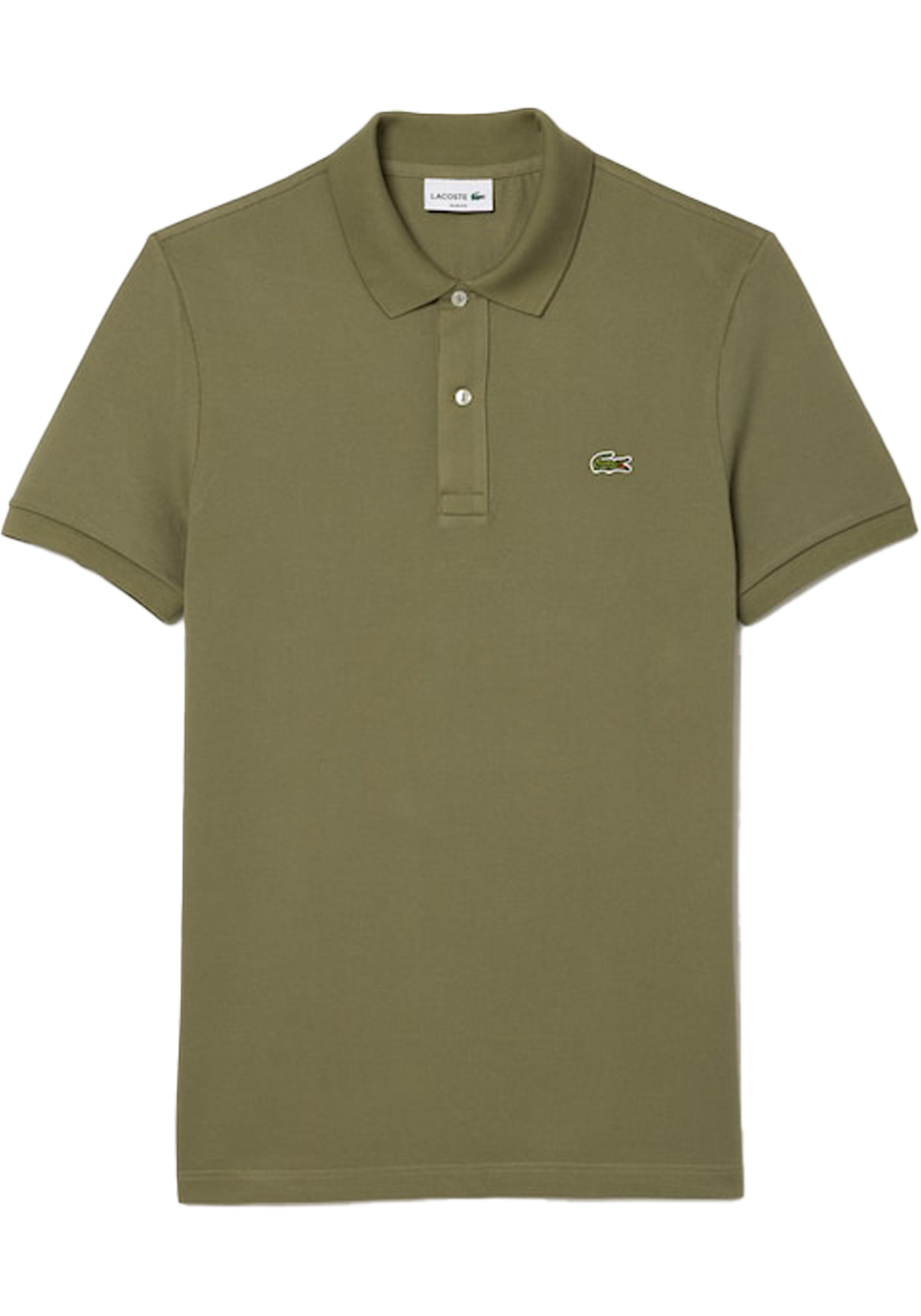 Lacoste Slim Fit polo, kaki groen