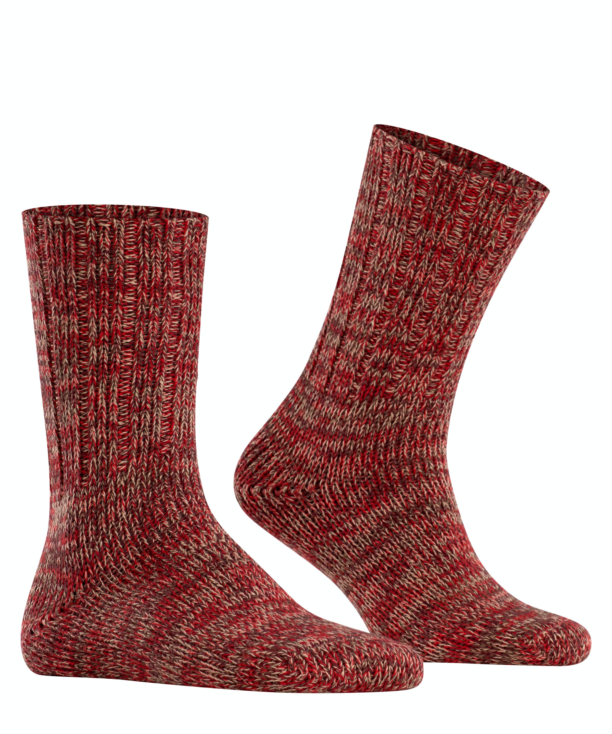 FALKE Brooklyn herensokken, grijs (red flash)