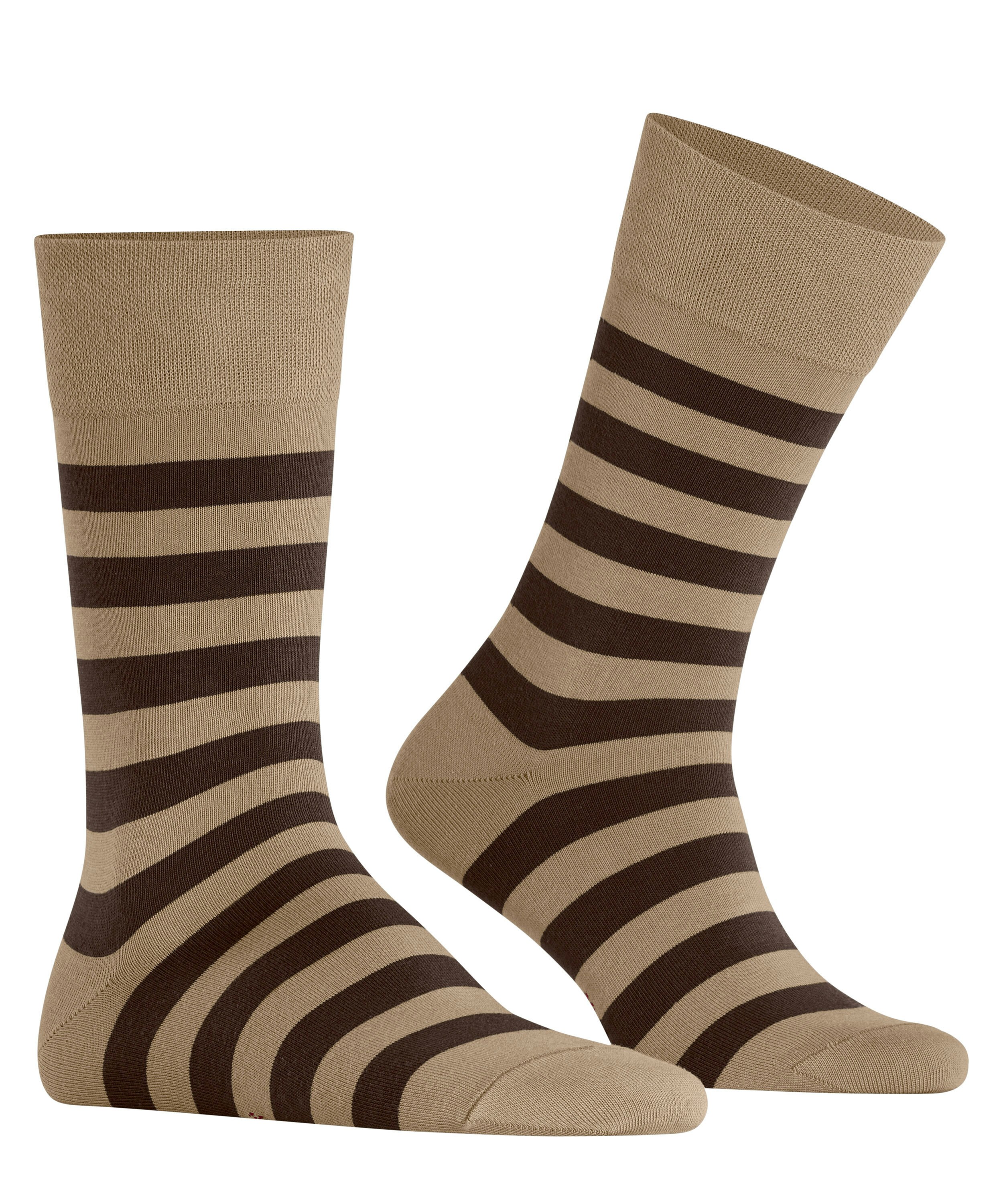 FALKE Sensitive Mapped Line herensokken, beige (country)
