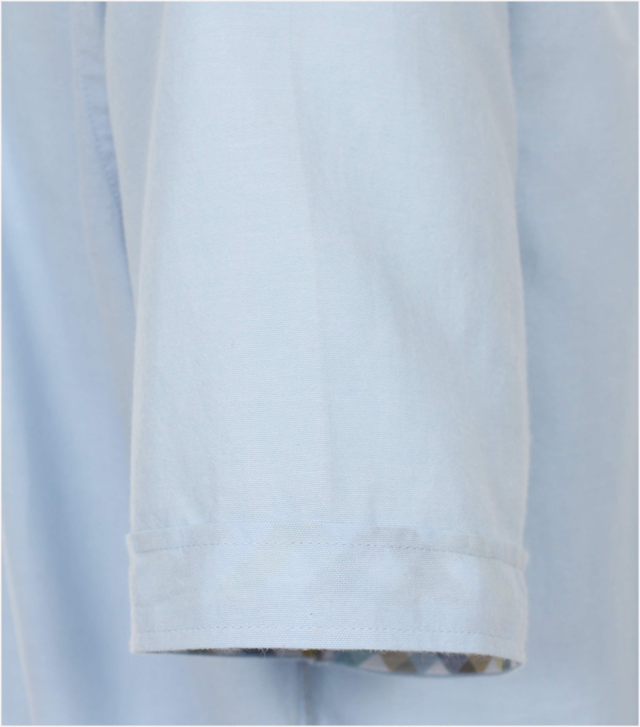 Redmond comfort fit overhemd, korte mouw, popeline, blauw