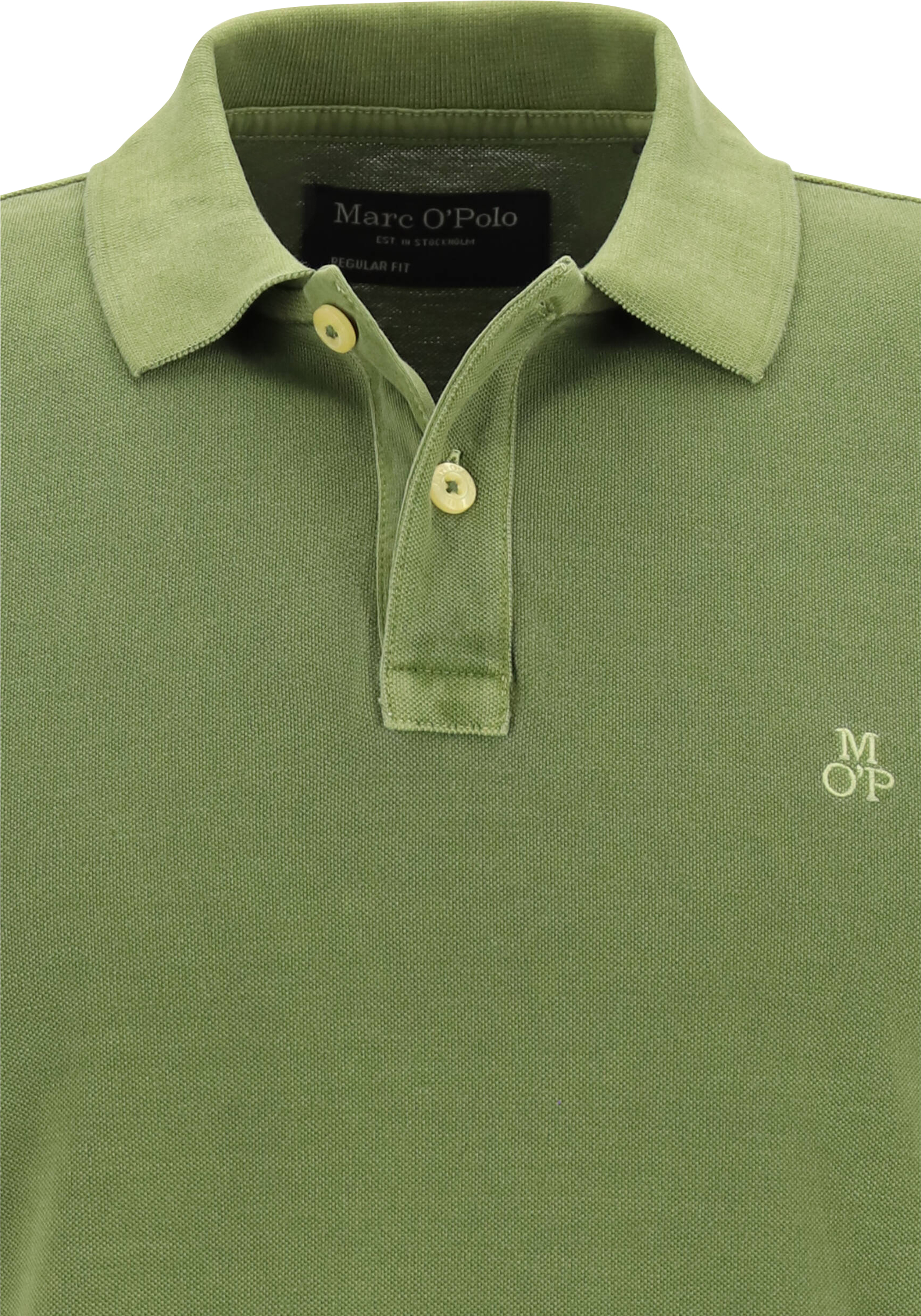 Marc O'Polo regular fit polo, heren poloshirt, groen