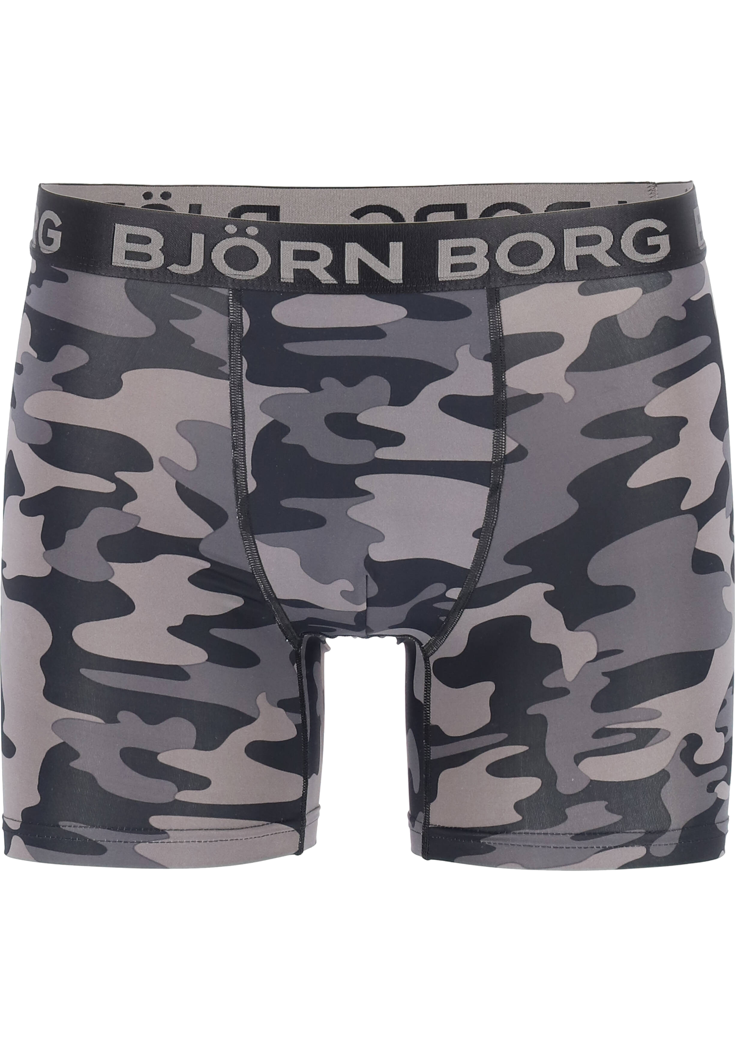 Bjorn Borg Boxers Performance microfiber, zwart camo print