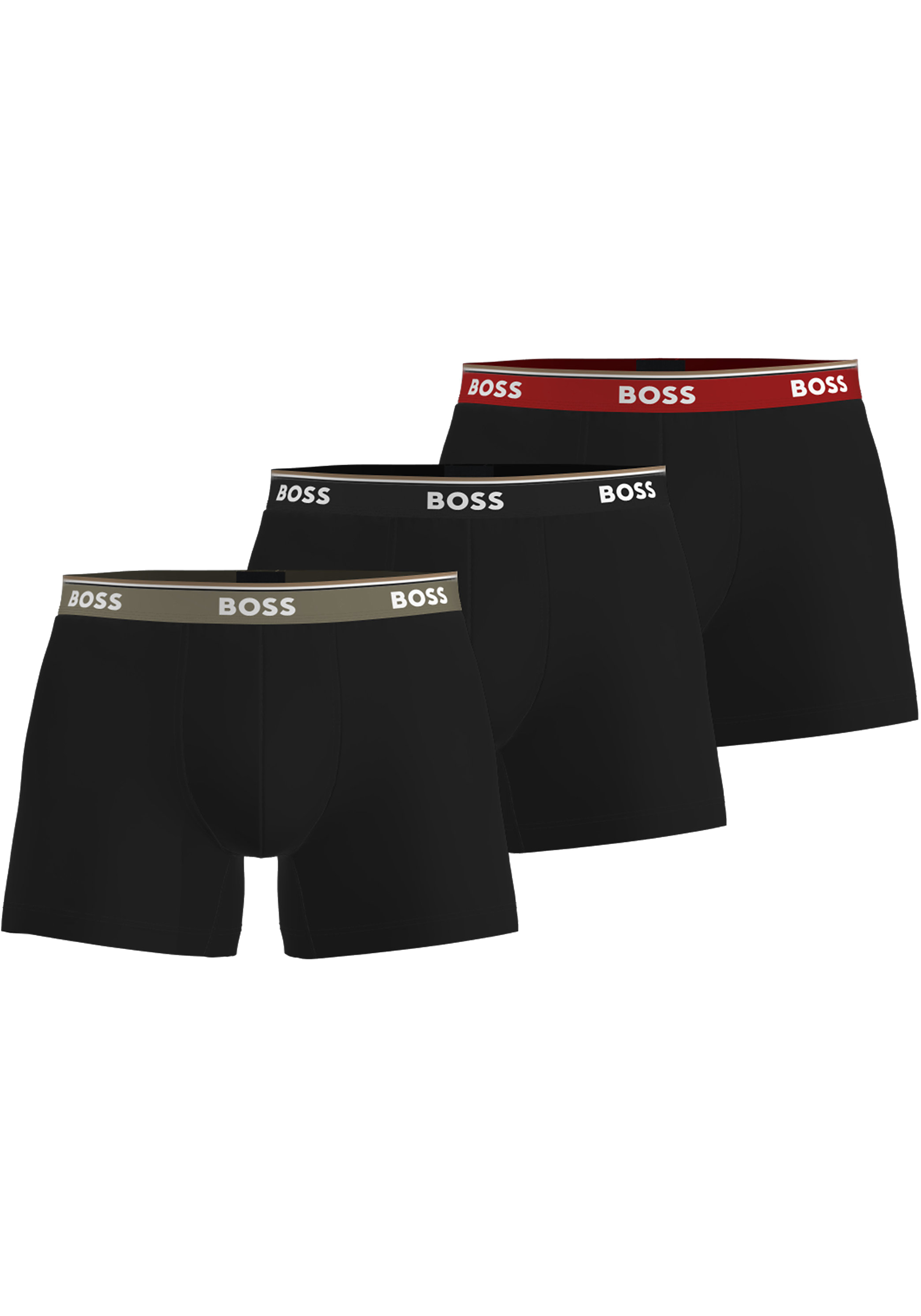 HUGO BOSS Power boxer briefs (3-pack), heren boxers normale lengte, multicolor