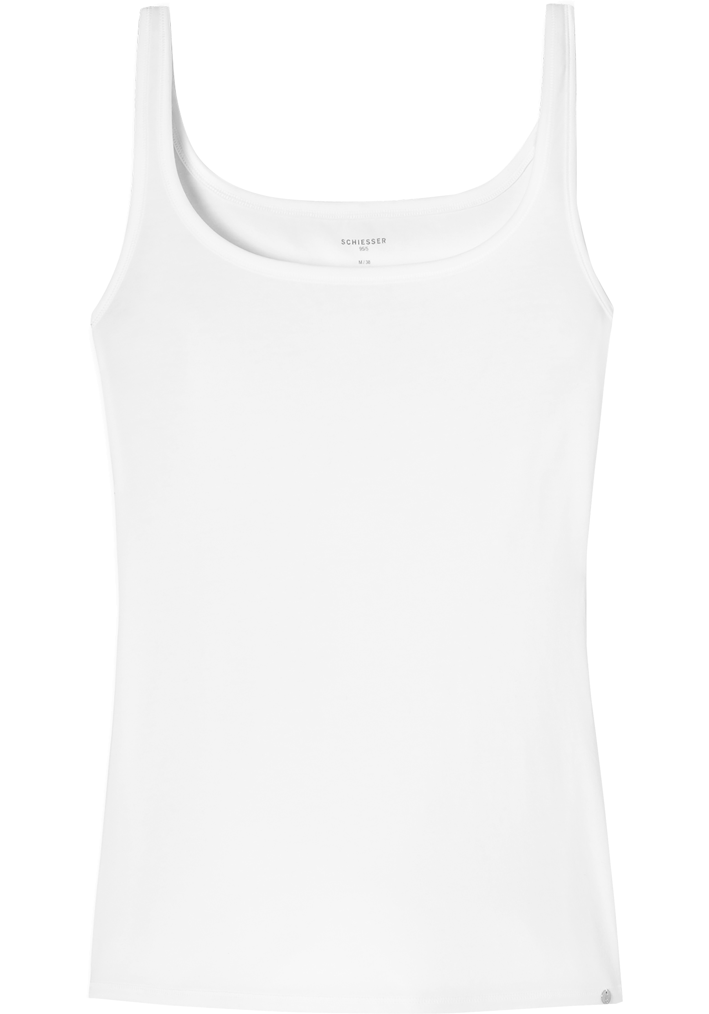 SCHIESSER 95/5 dames hemdje (1-pack), wit