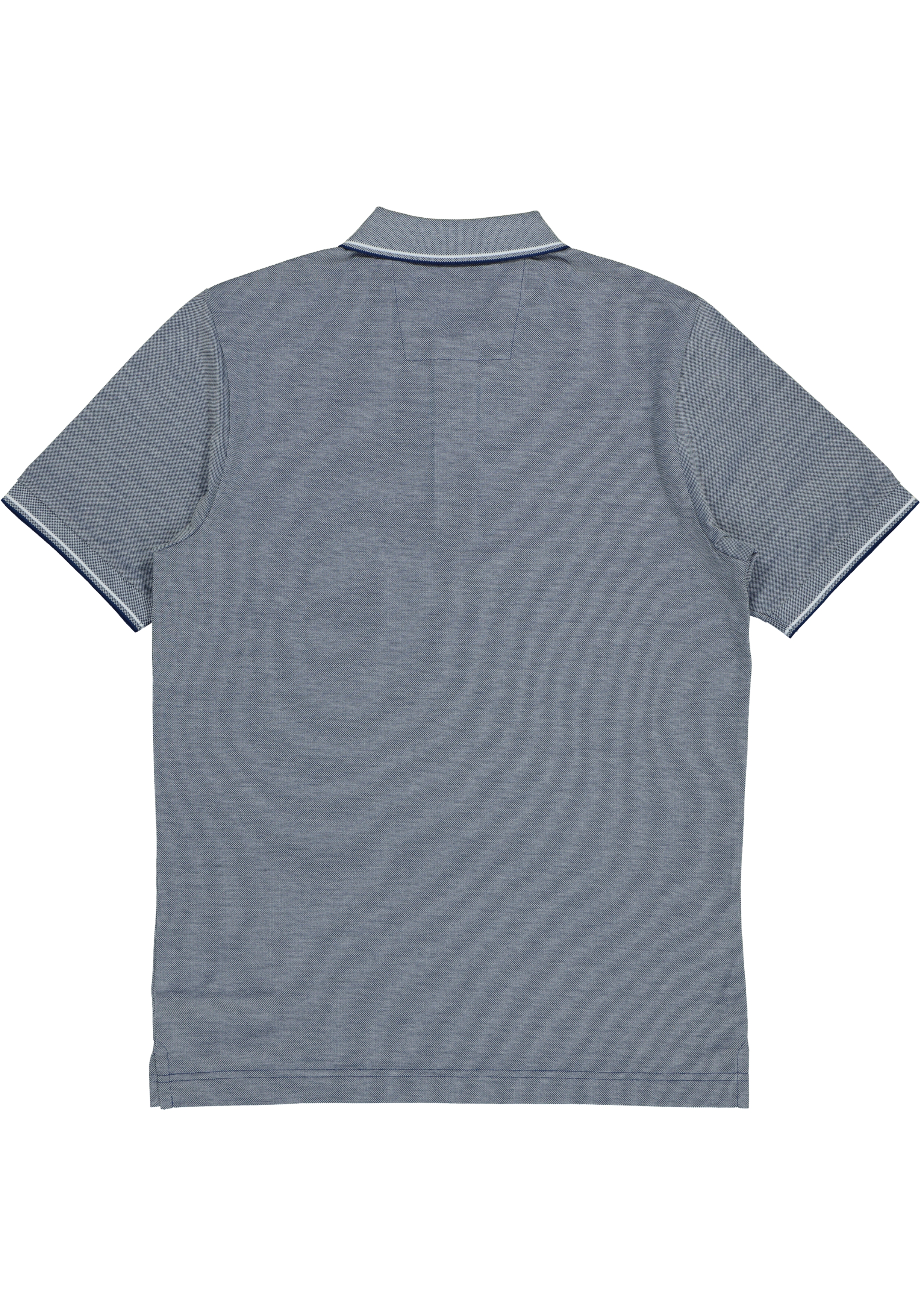 OLYMP modern fit poloshirt, blauw melange