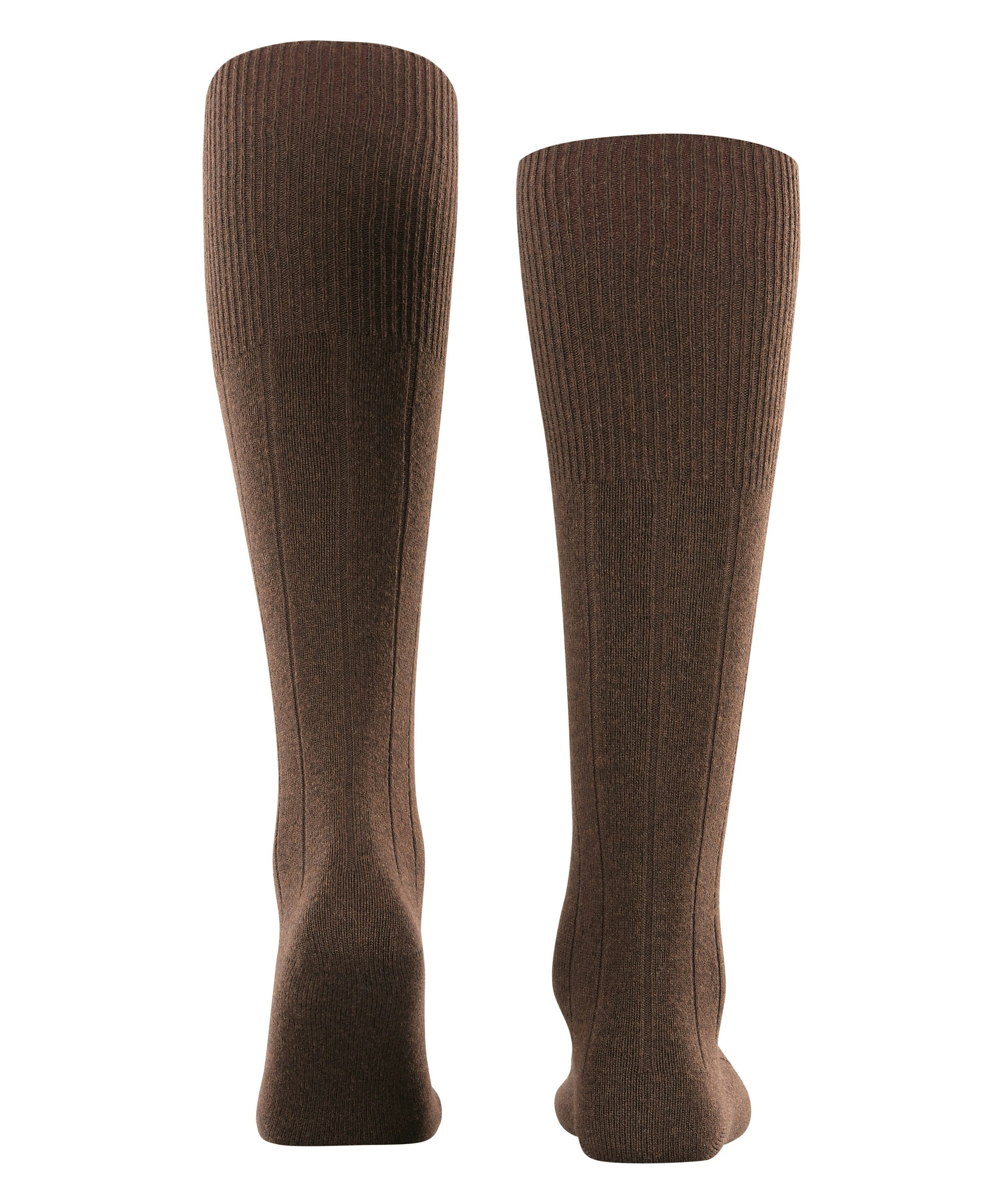 FALKE Lhasa Rib heren kniekousen, bruin (brown)