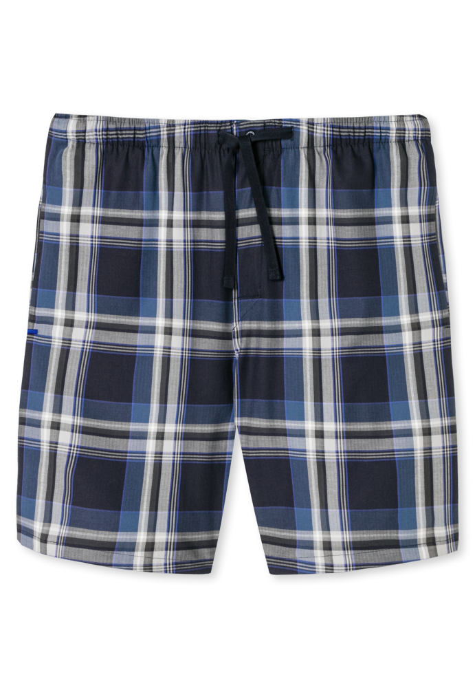 SCHIESSER Mix + Relax Short, heren korte pyjama- of loungebroek, multicolour geruit