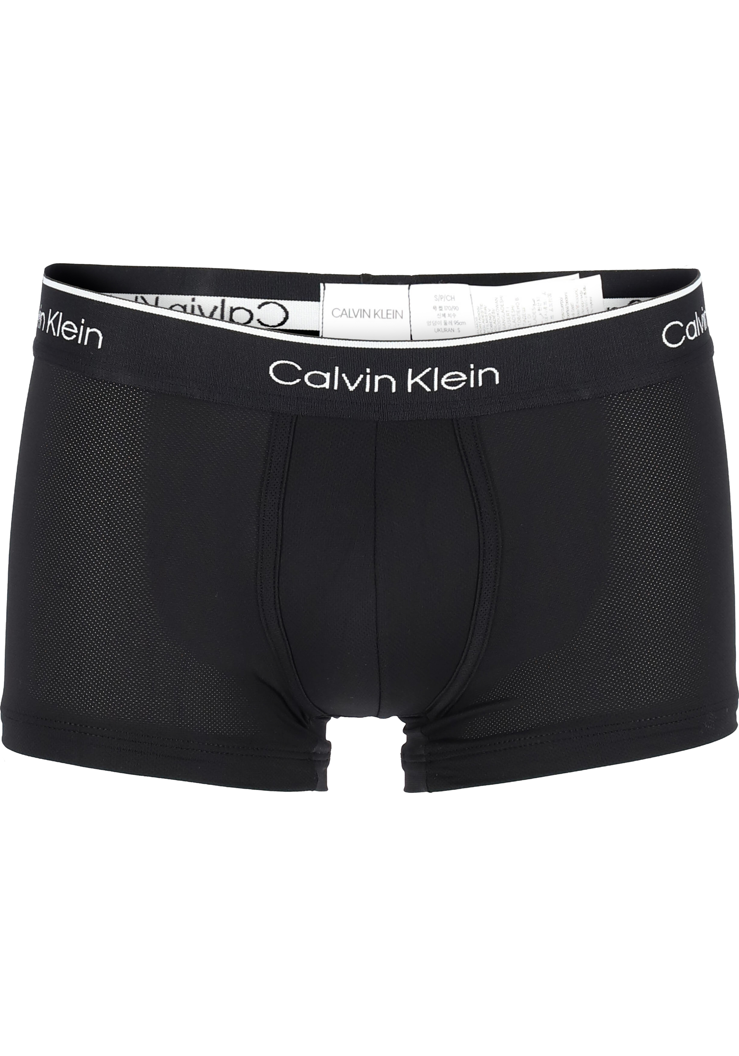 Calvin Klein Pro micro low rise trunks (2-pack), microfiber lage heren boxers kort, zwart