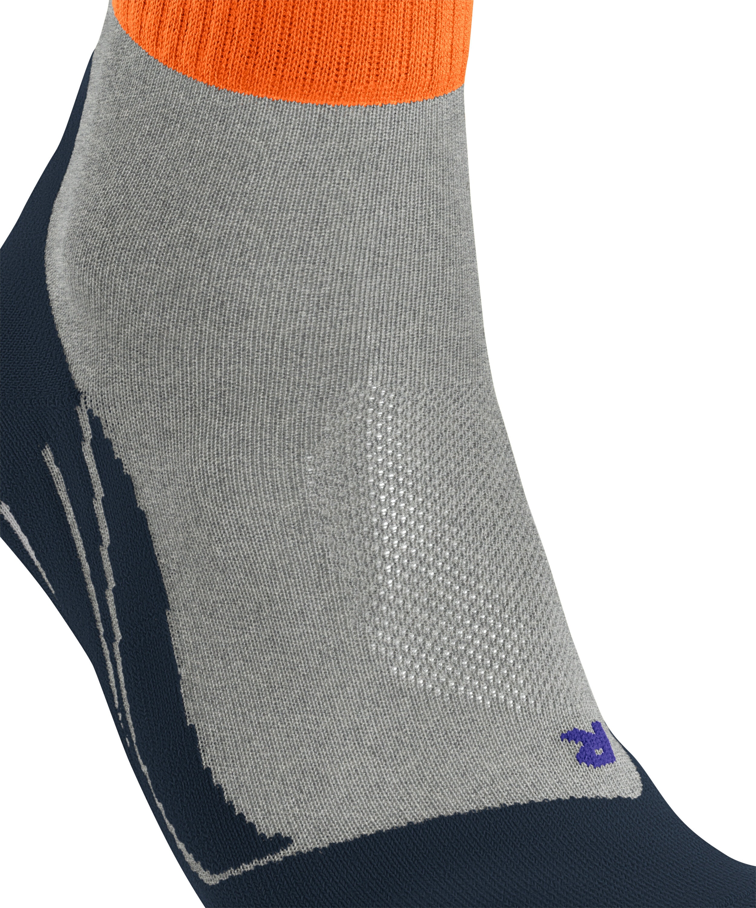 FALKE TK2 Explore Cool Short heren trekking sokken kort, grijs (lightgrey)