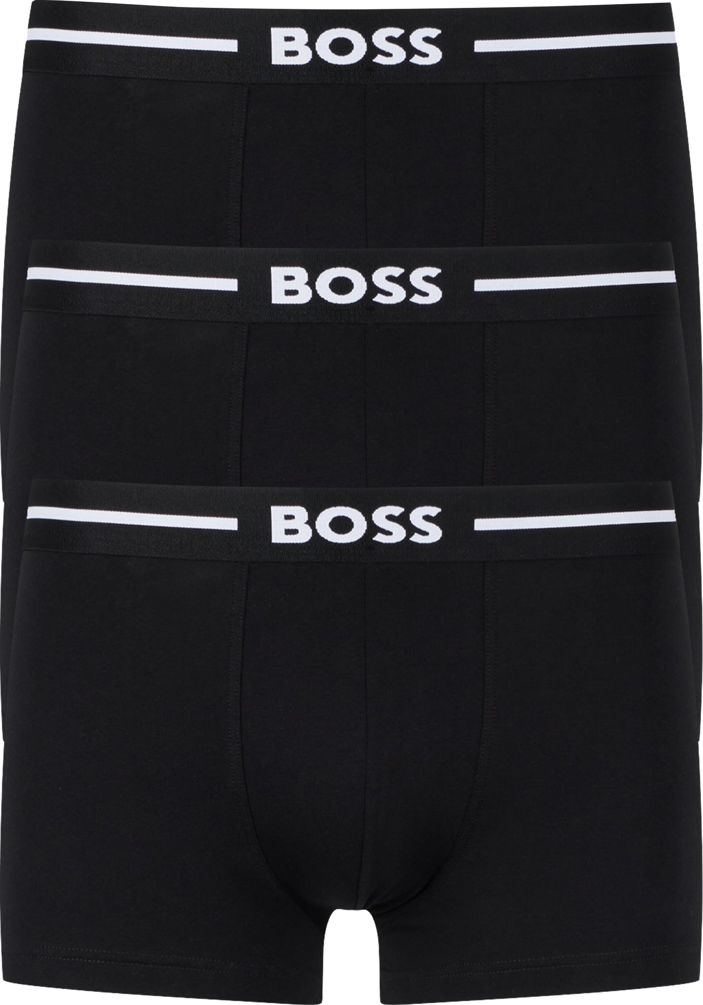 HUGO BOSS Bold trunks (3-pack), heren boxers kort, zwart