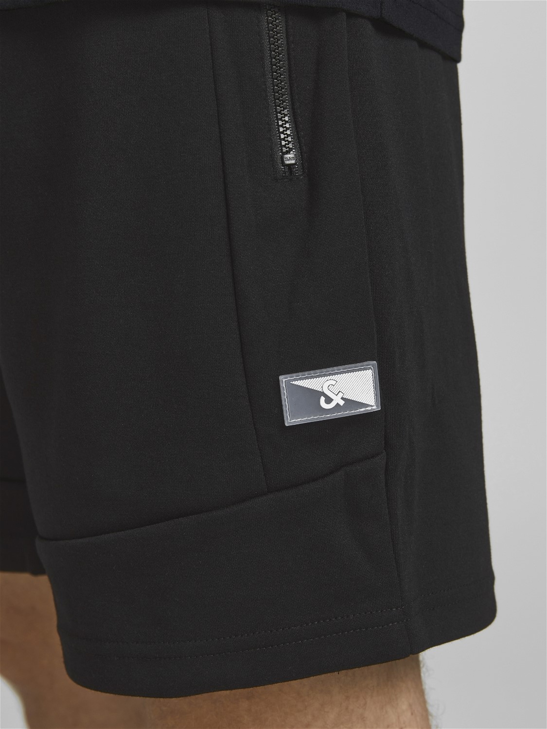 JACK & JONES Gordon Air Sweat Shorts regular fit, heren joggingbroek kort, zwart