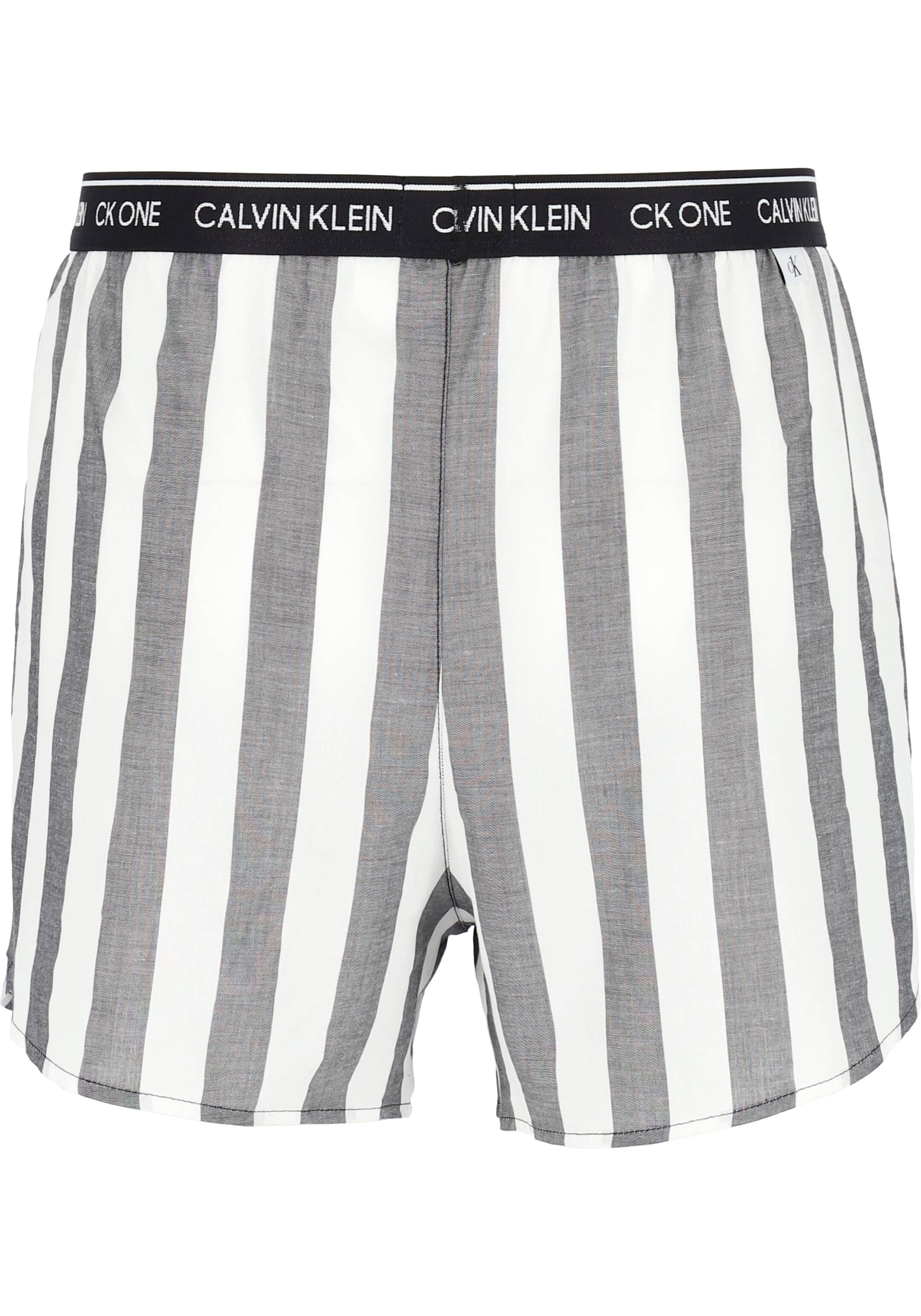 Calvin Klein Woven Boxers Slim Fit (3-pack), wijde boxers katoen, zwart en geruit