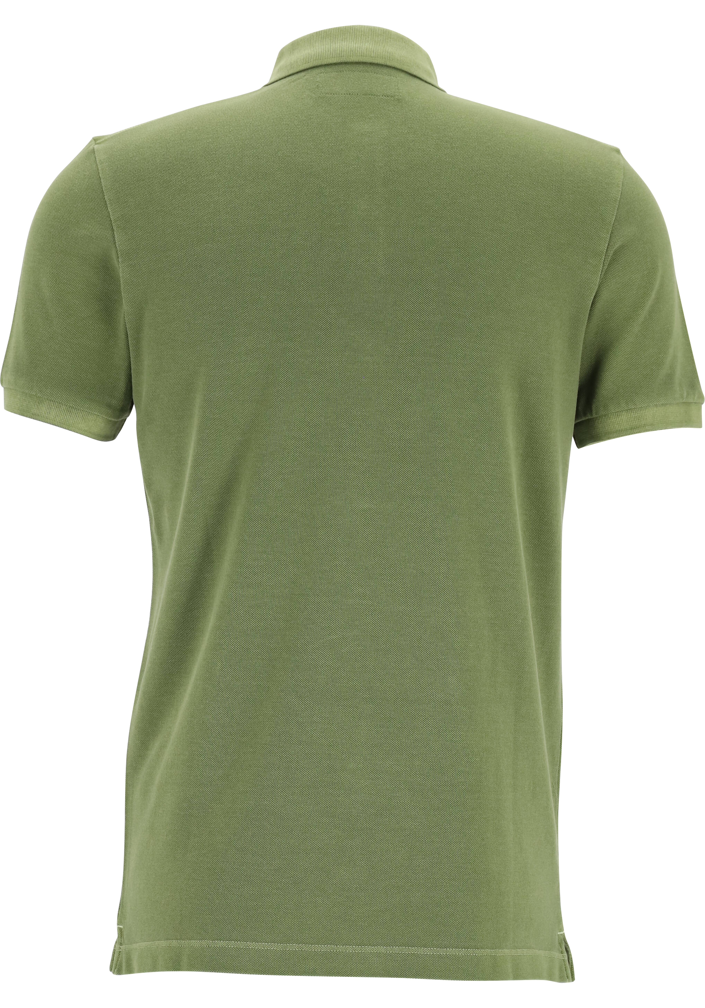 Marc O'Polo shaped fit polo, heren poloshirt, groen
